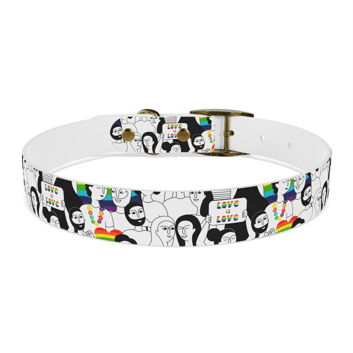 Love is Love Celebration Dog Collar