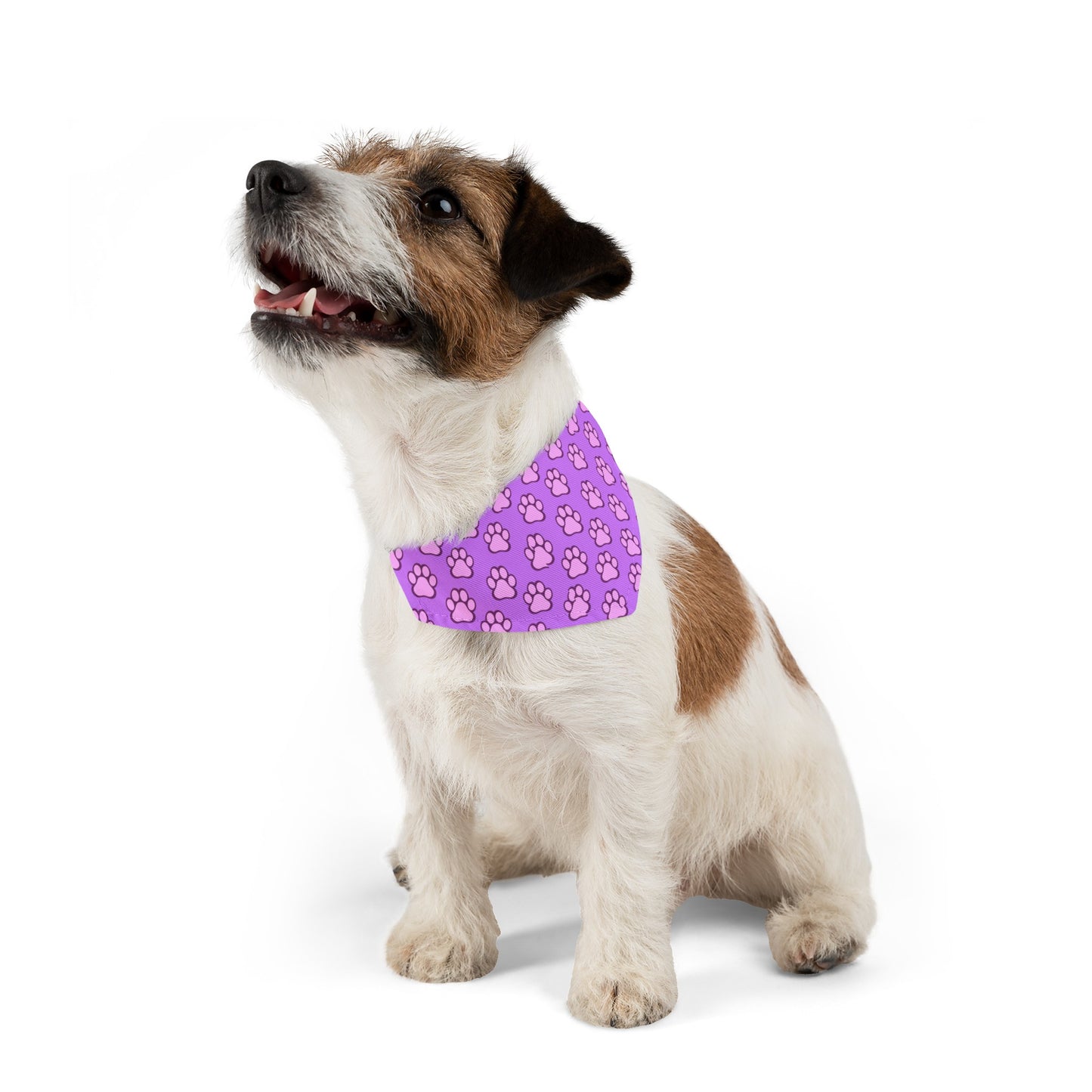 Dog Mom Patterned Pet Bandana Collar