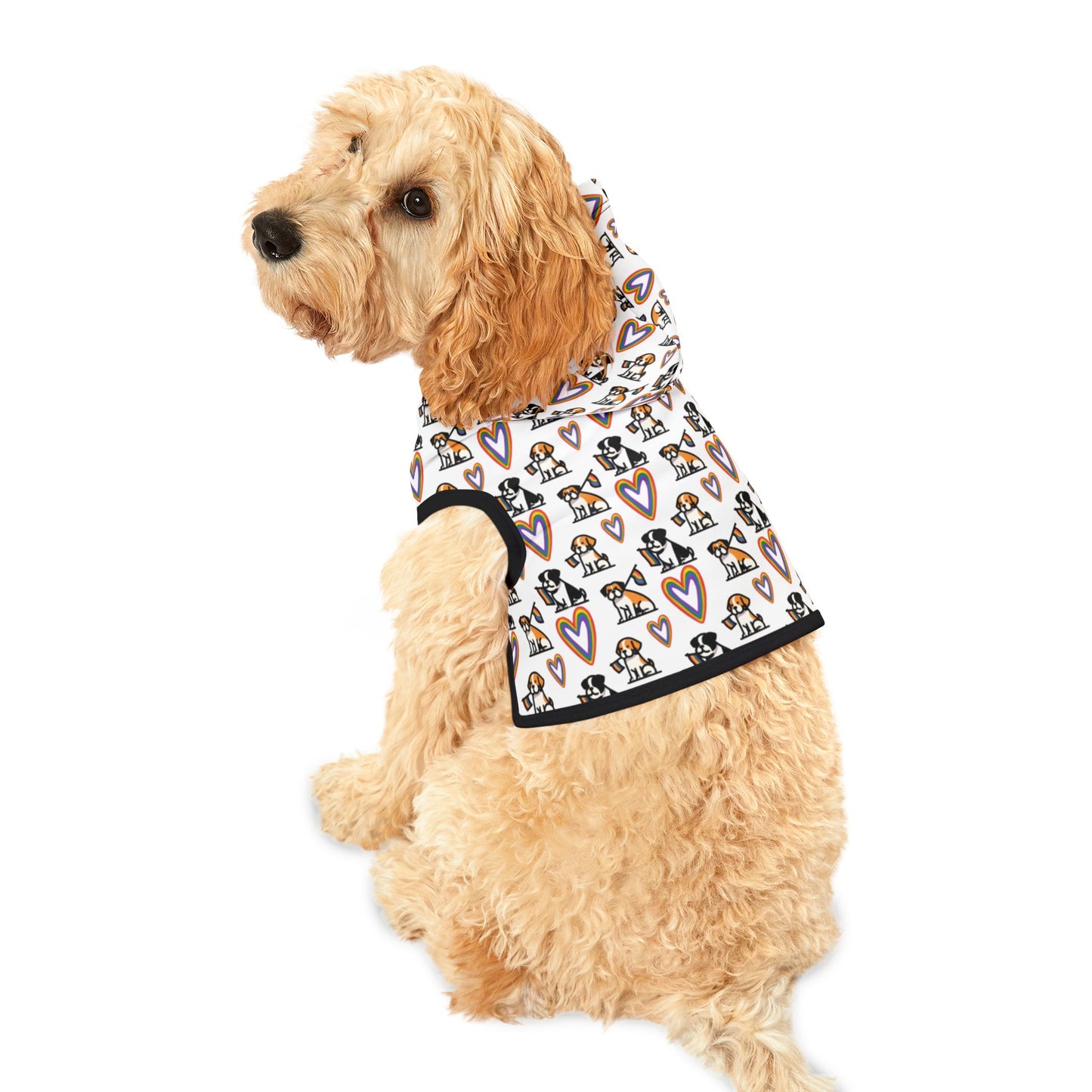 Prideful Pups Pet Hoodie