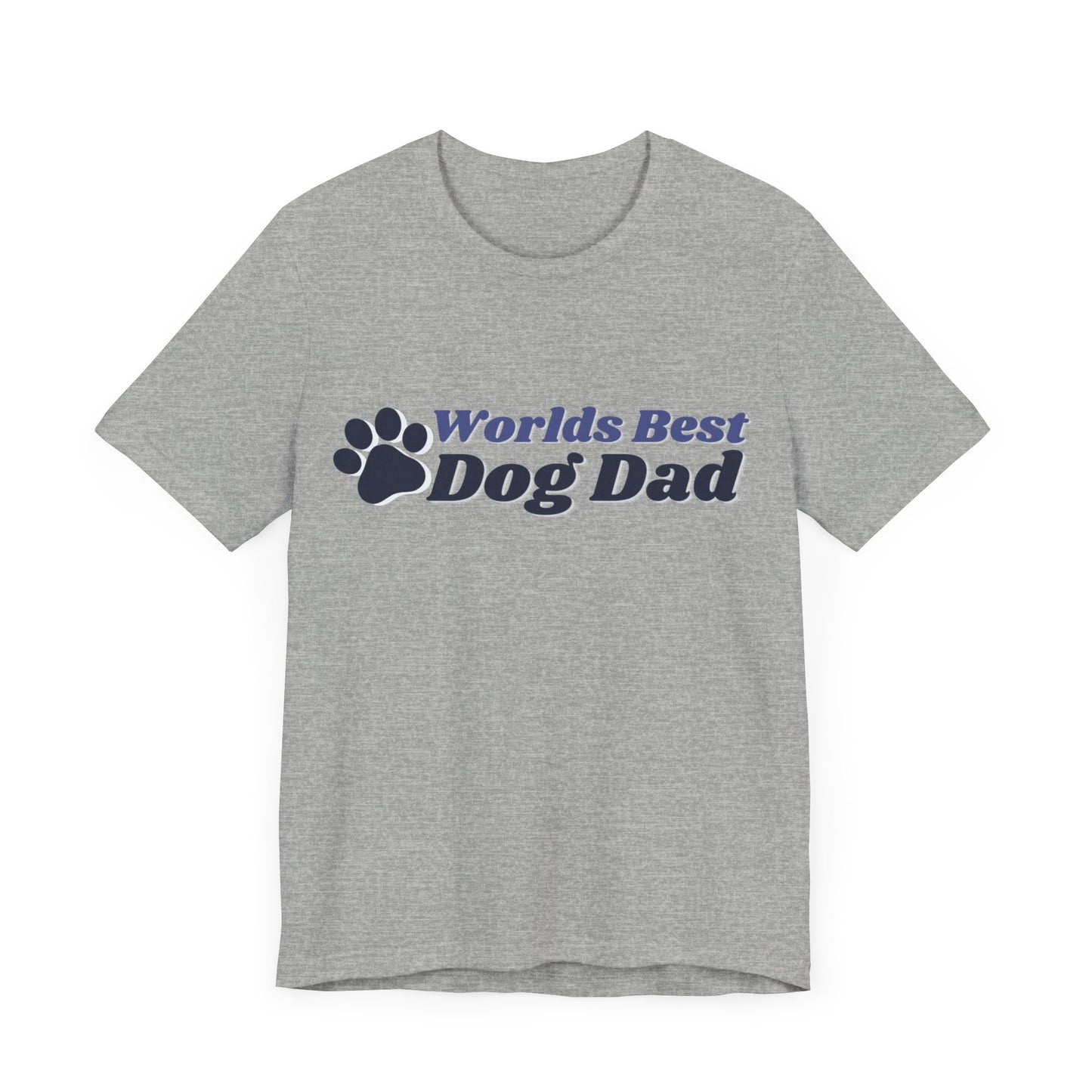 Worlds Best Dog Dad Unisex Jersey Short Sleeve Tee