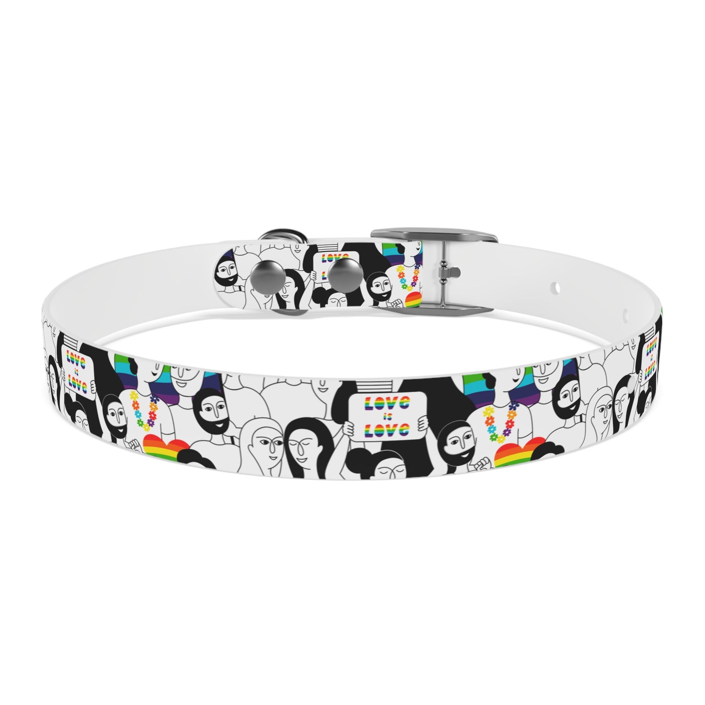 Love is Love Celebration Dog Collar