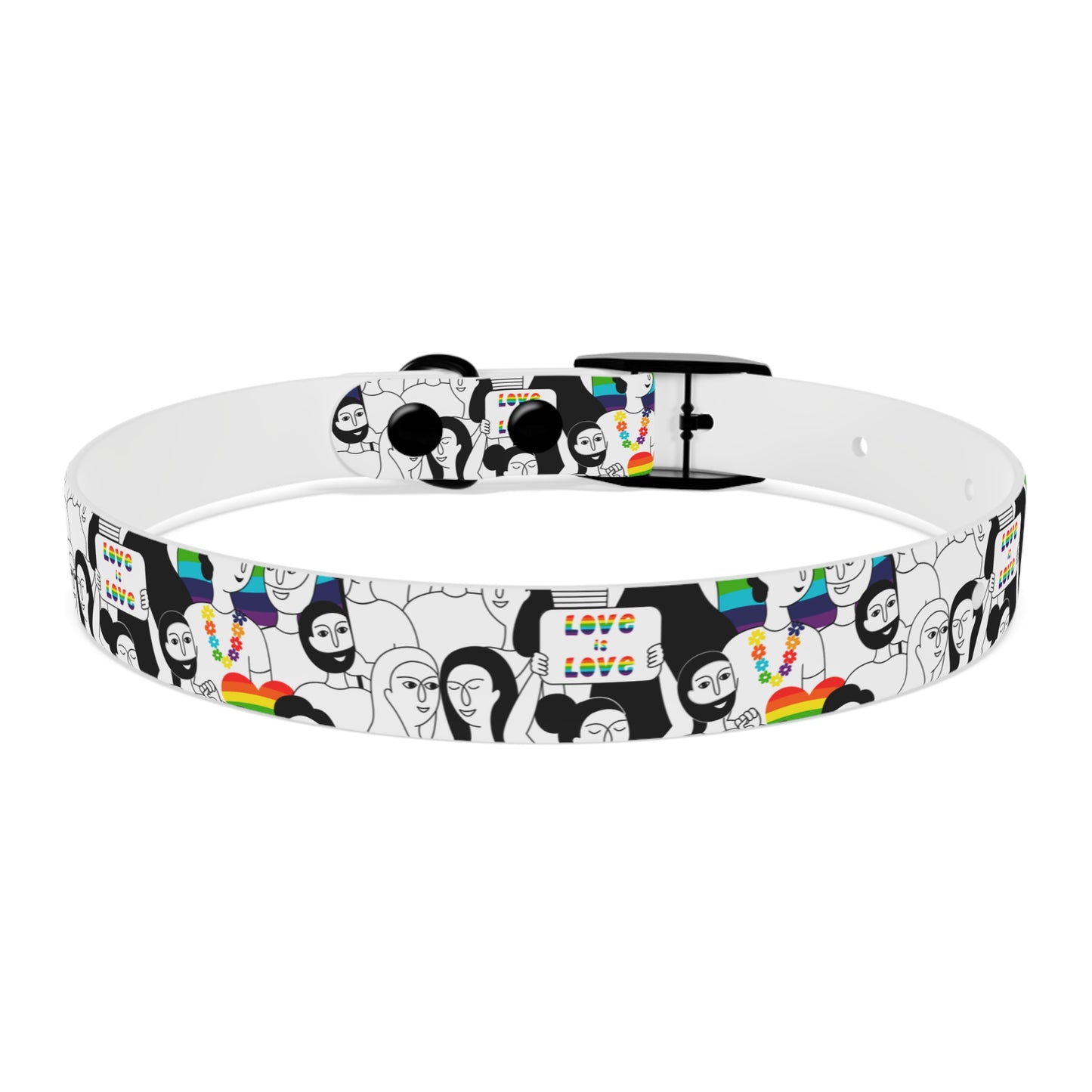 Love is Love Celebration Dog Collar