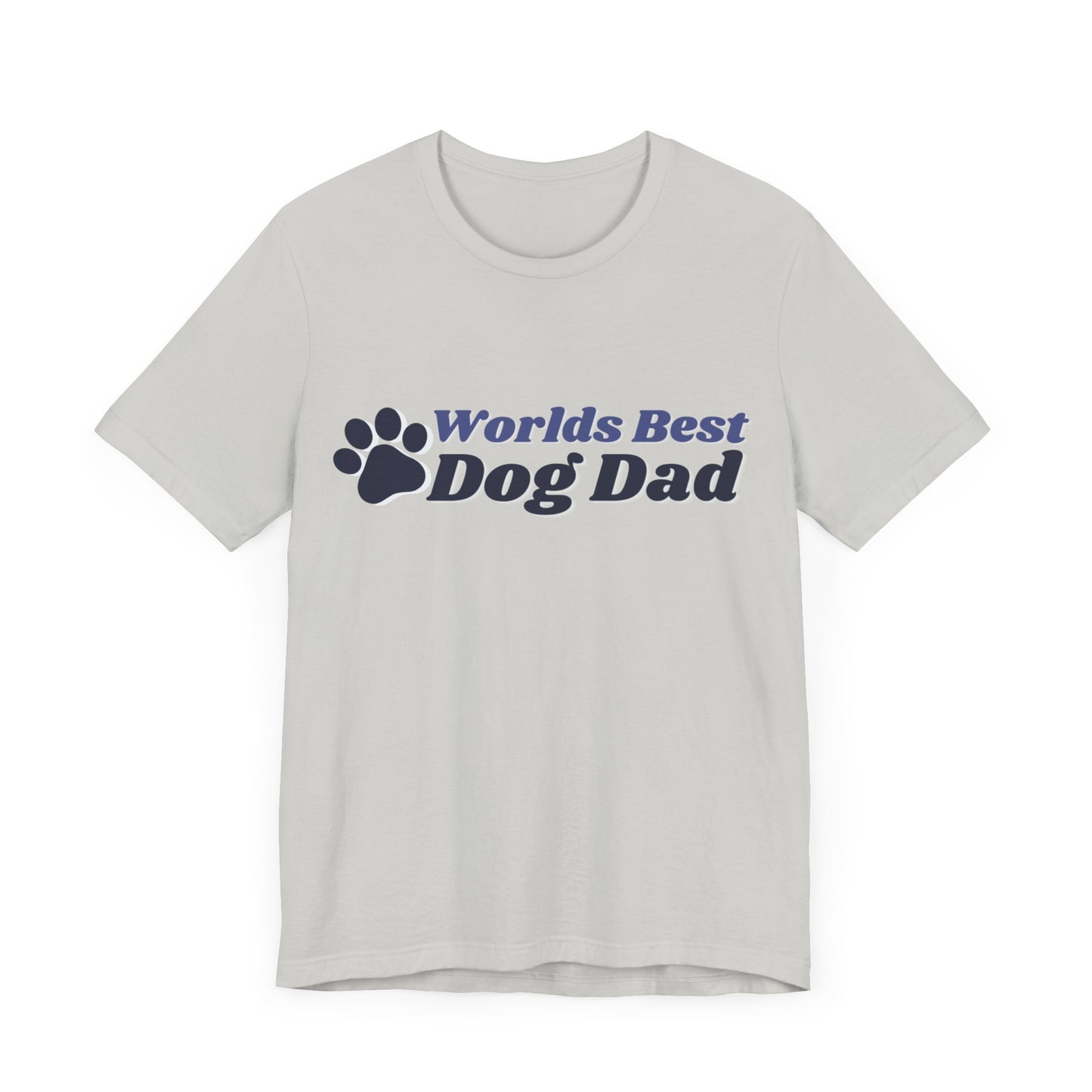 Worlds Best Dog Dad Unisex Jersey Short Sleeve Tee