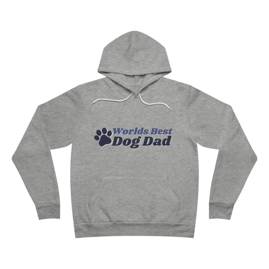 Worlds Best Dog Dad Unisex Sponge Fleece Pullover Hoodie