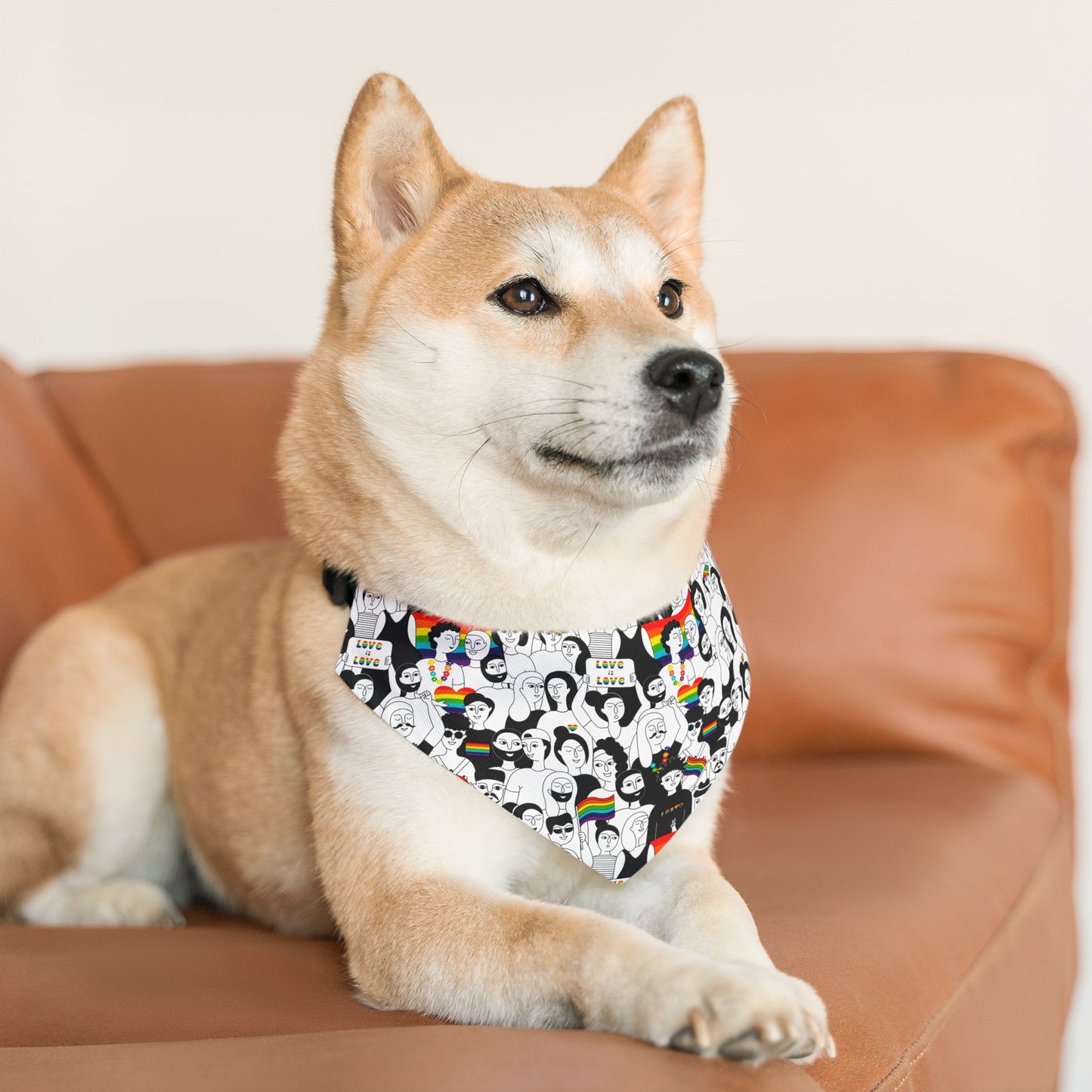 Love is Love Dog Bandana Collar