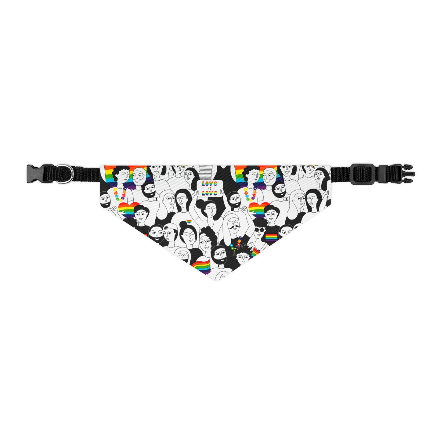 Love is Love Dog Bandana Collar