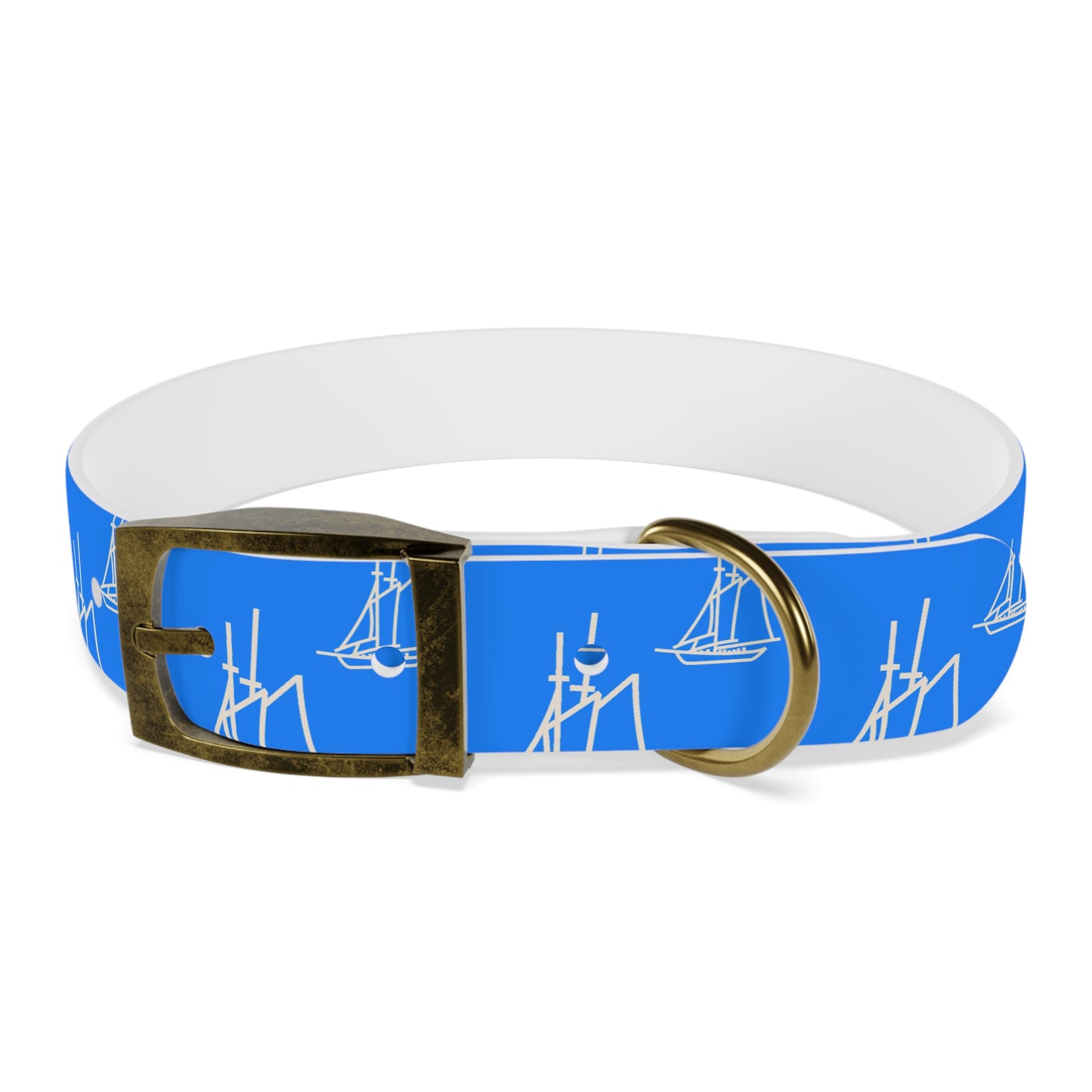 Preppy Paws Nautical Adventure Dog Collar