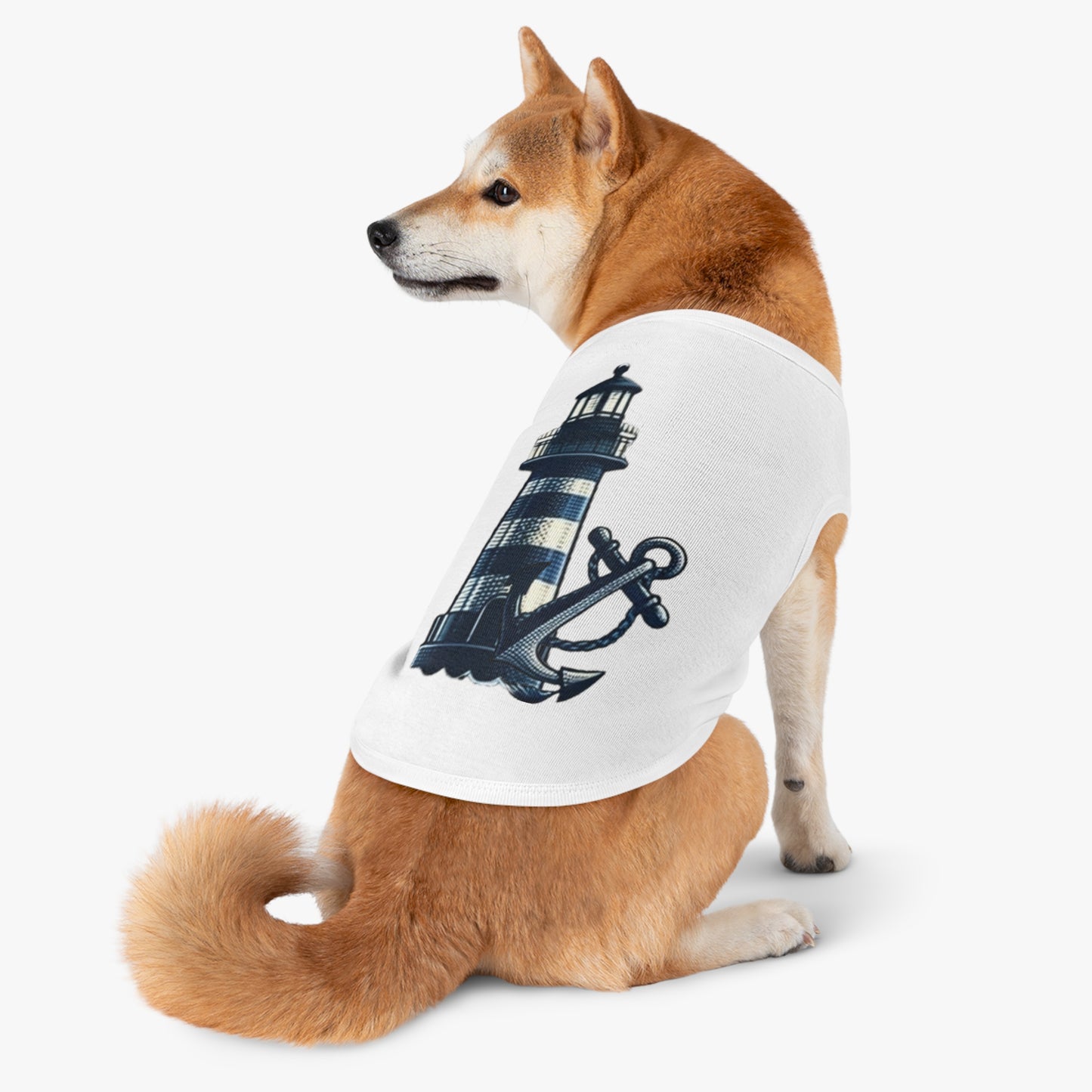 Seafarer's Tail Nautical Style Pet Tank Top