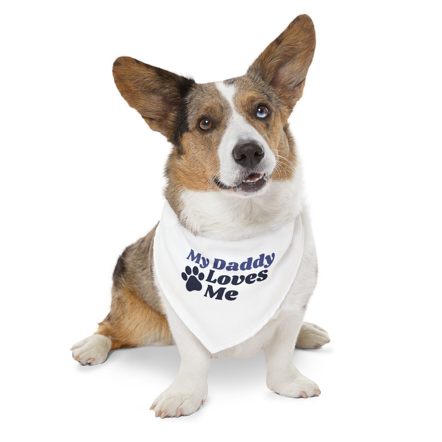 My Daddy Loves Me Bandana Collar