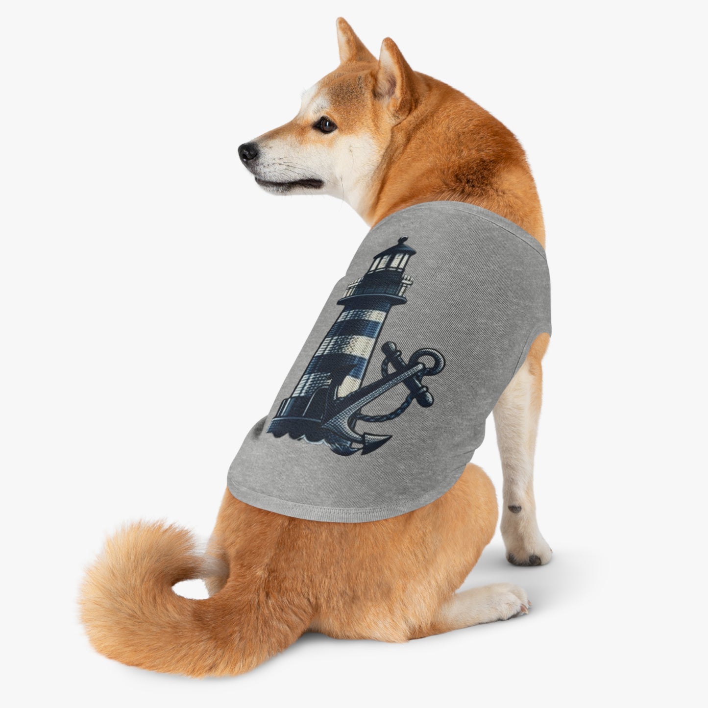 Seafarer's Tail Nautical Style Pet Tank Top