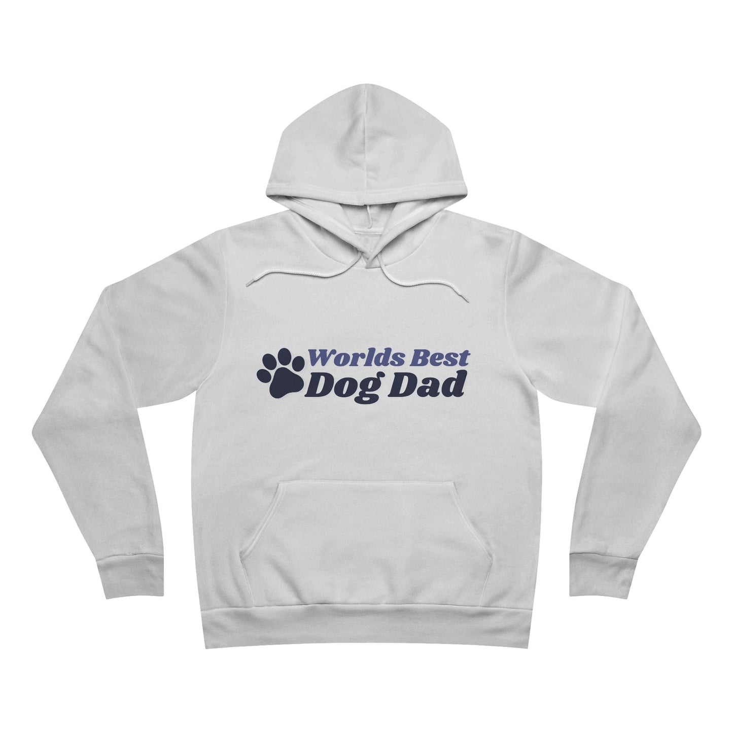 Worlds Best Dog Dad Unisex Sponge Fleece Pullover Hoodie