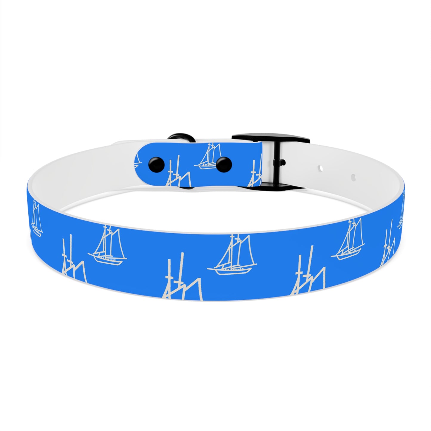 Preppy Paws Nautical Adventure Dog Collar