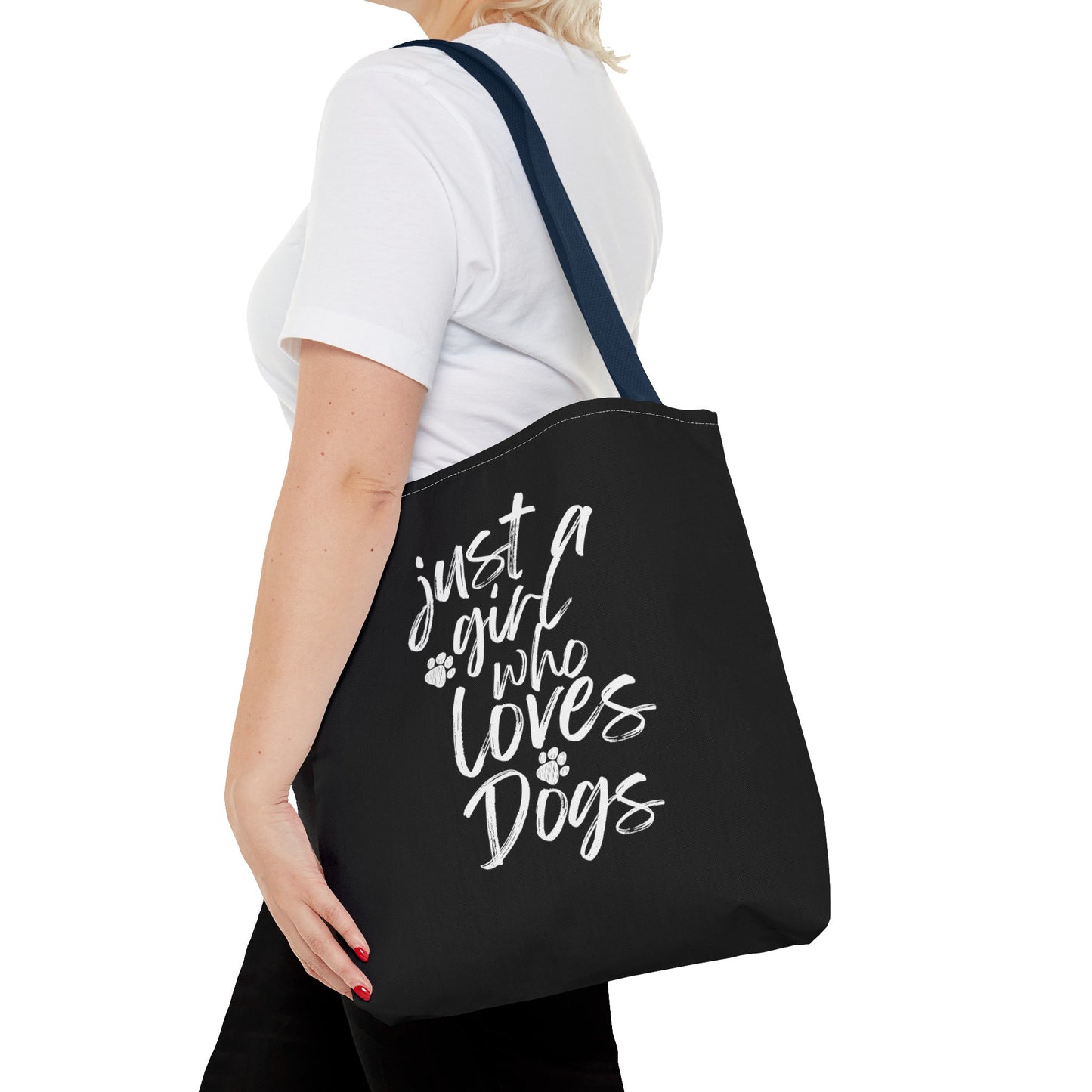 Just a Girl Who Loves Dogs Tote Bag