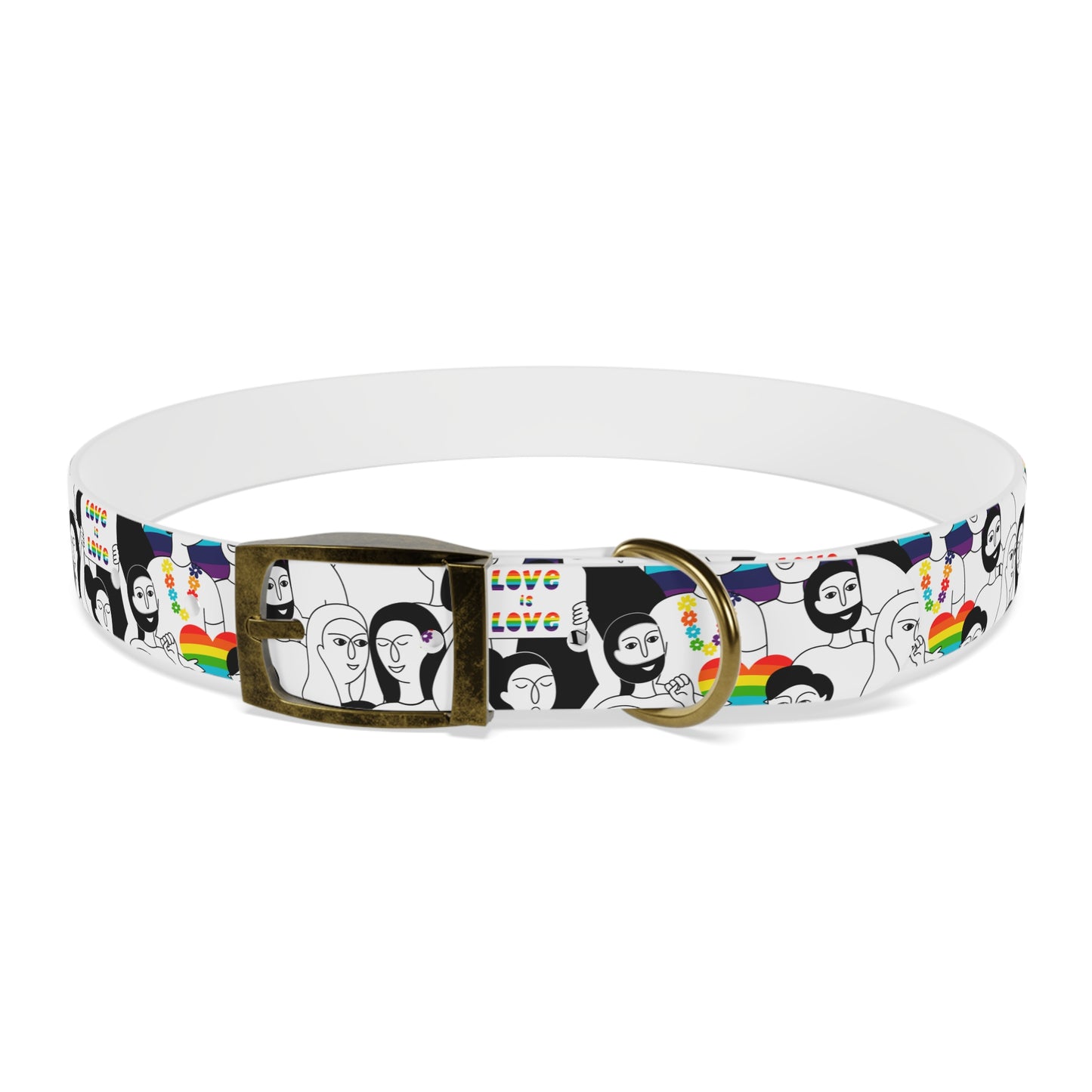 Love is Love Celebration Dog Collar