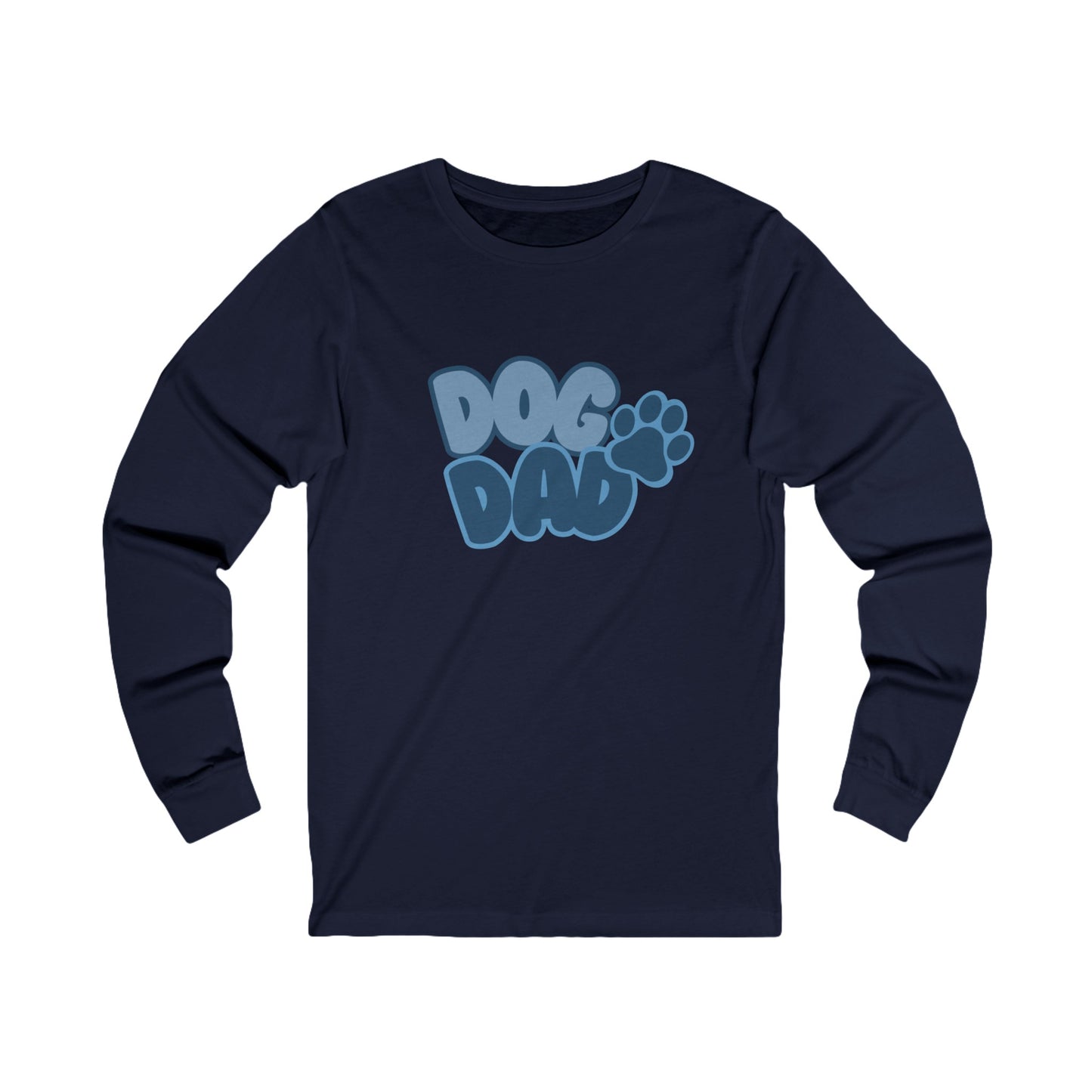 Dog Dad Unisex Jersey Long Sleeve Tee