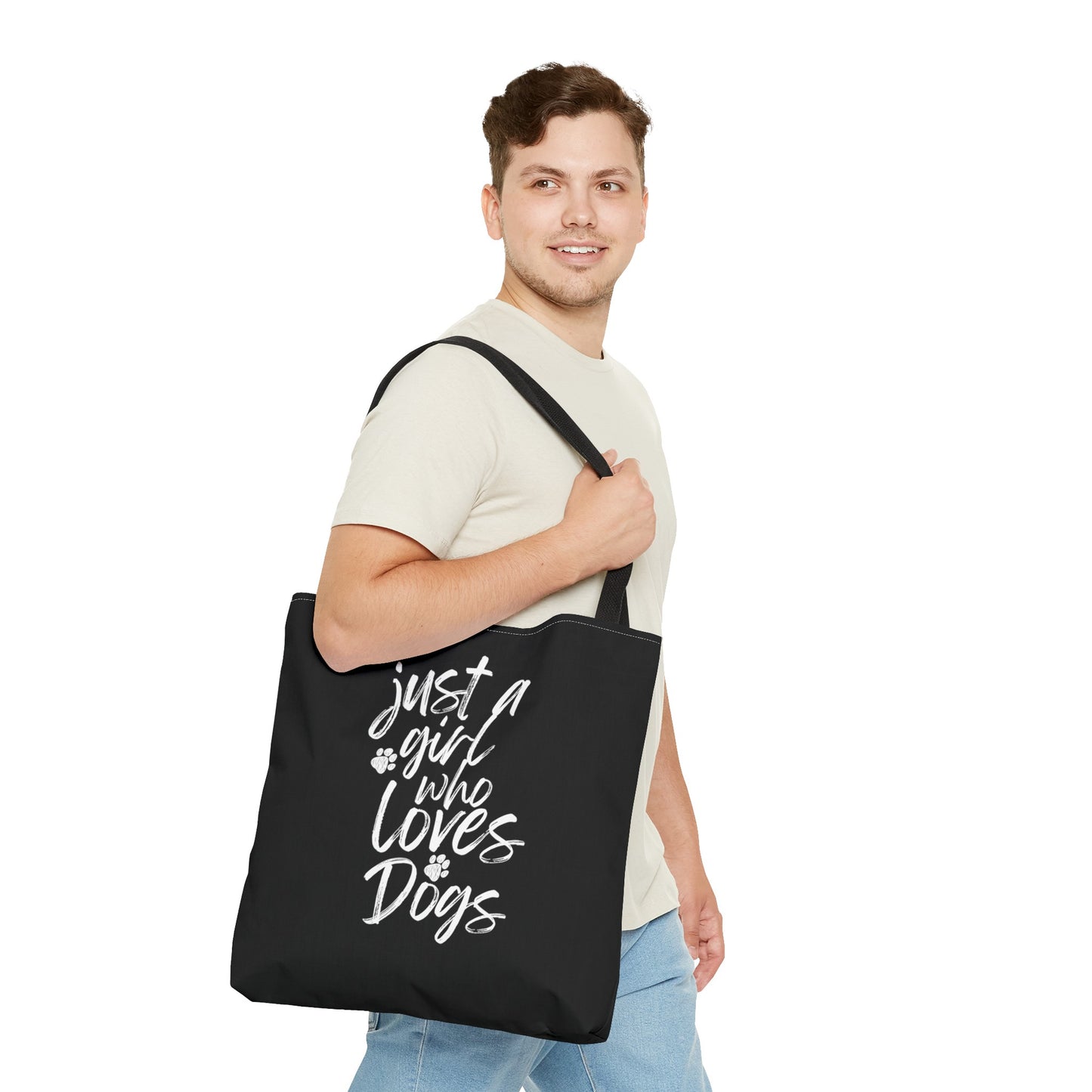 Just a Girl Who Loves Dogs Tote Bag