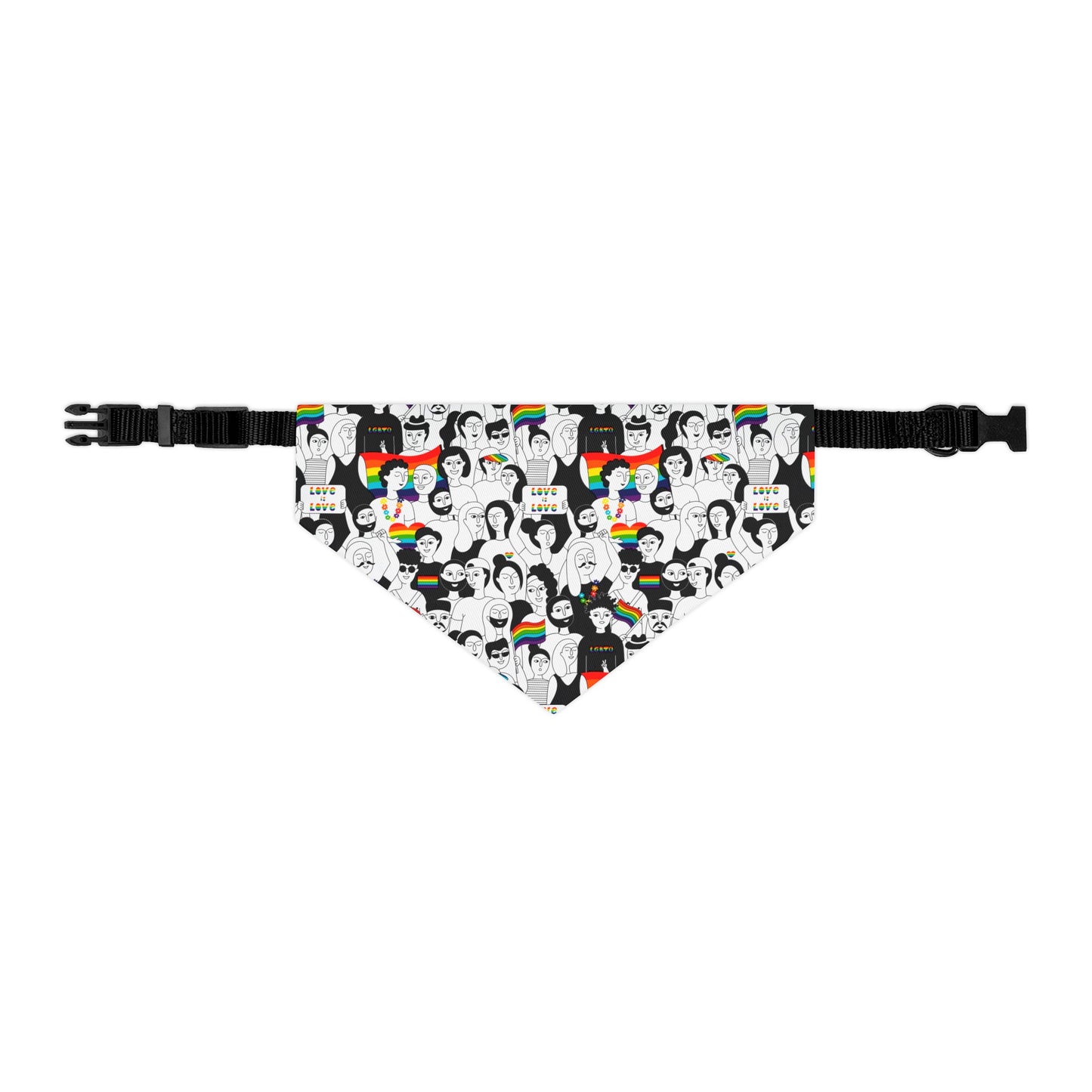 Love is Love Dog Bandana Collar