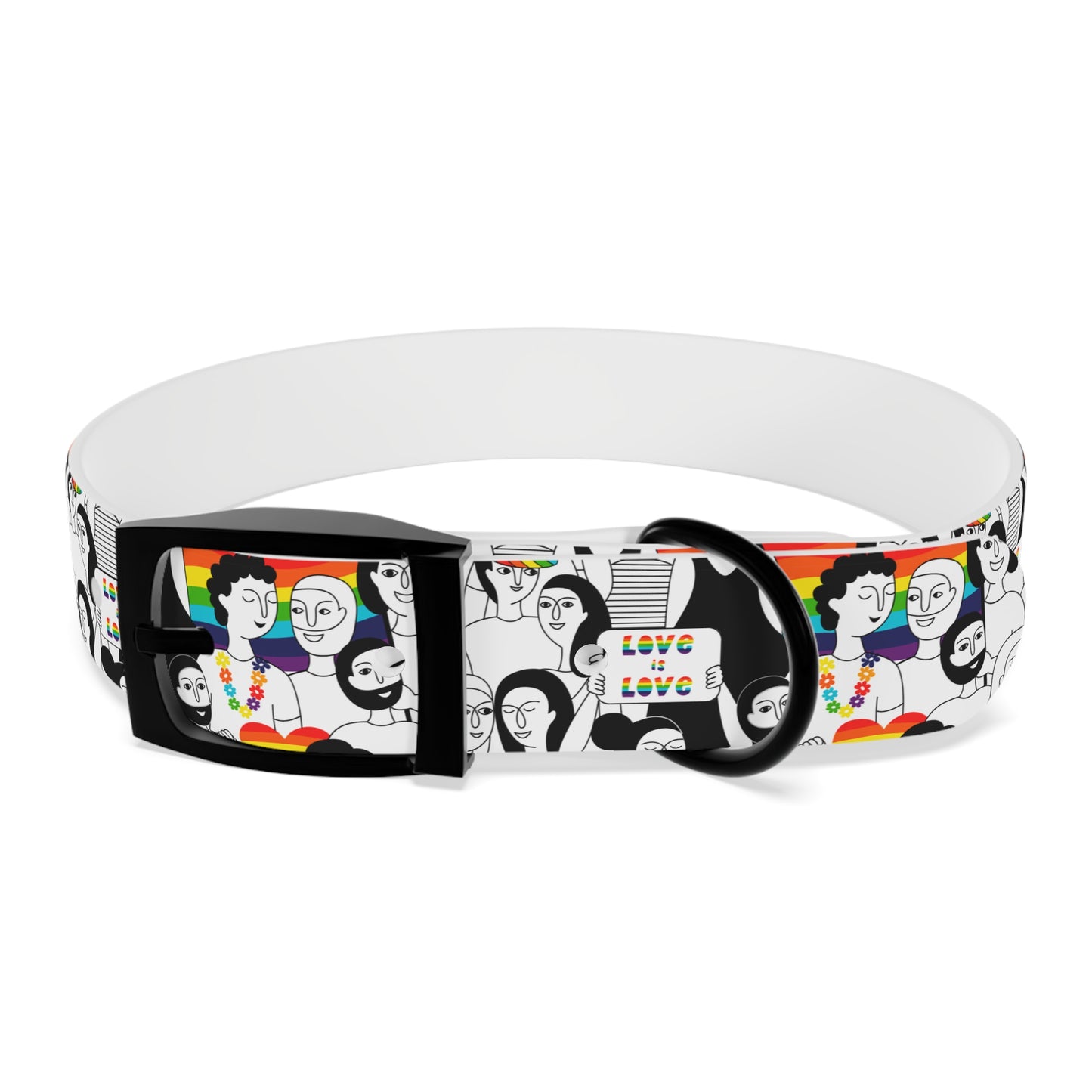 Love is Love Celebration Dog Collar