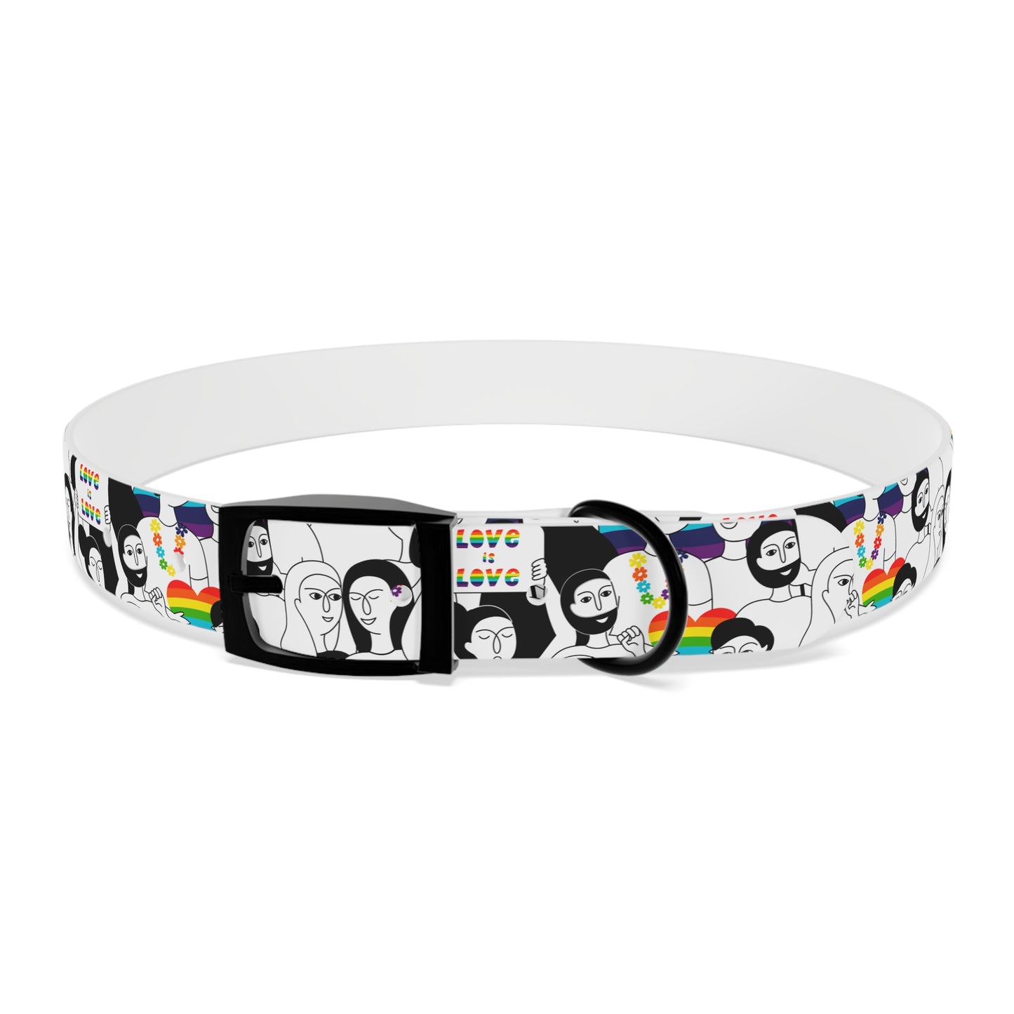 Love is Love Celebration Dog Collar