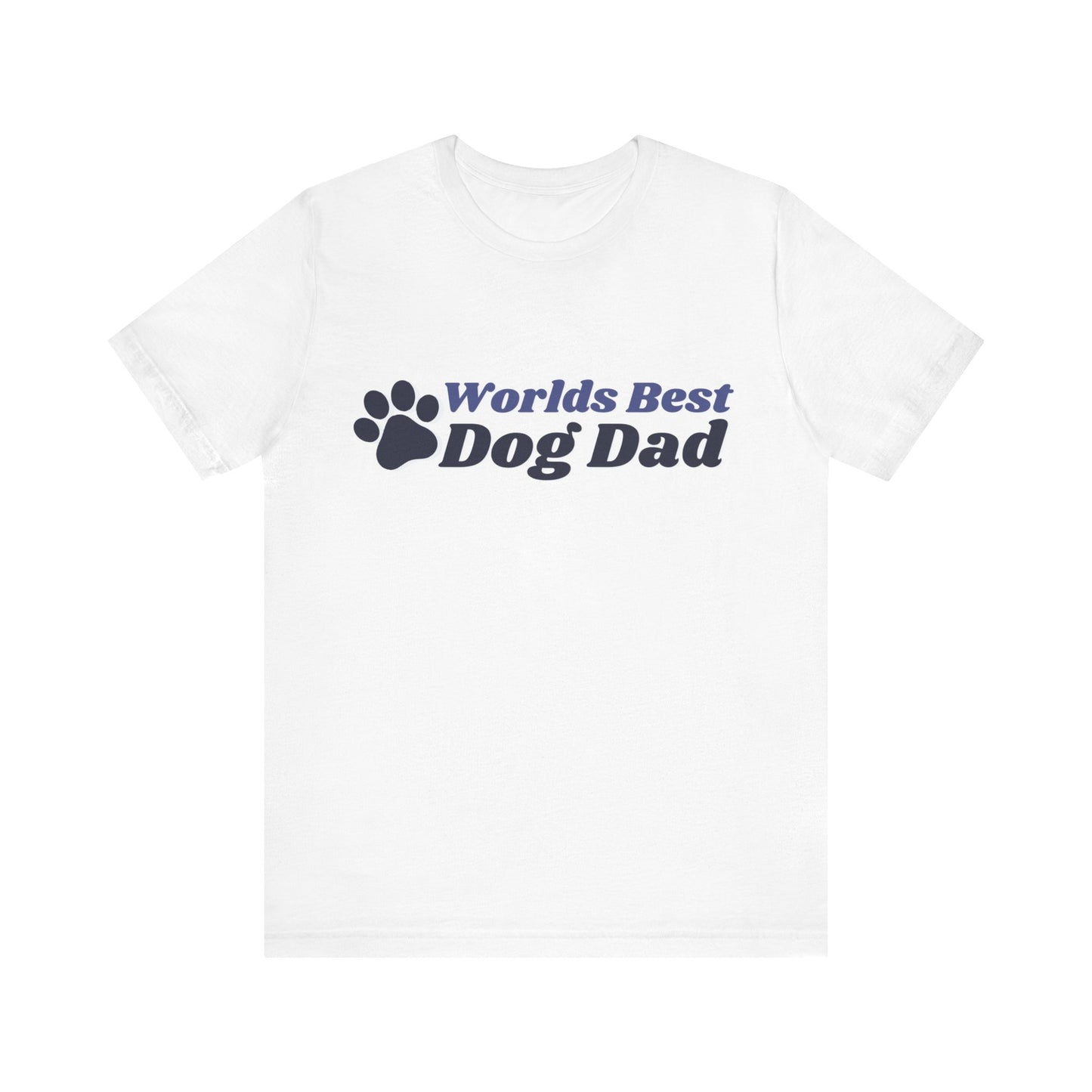 Worlds Best Dog Dad Unisex Jersey Short Sleeve Tee