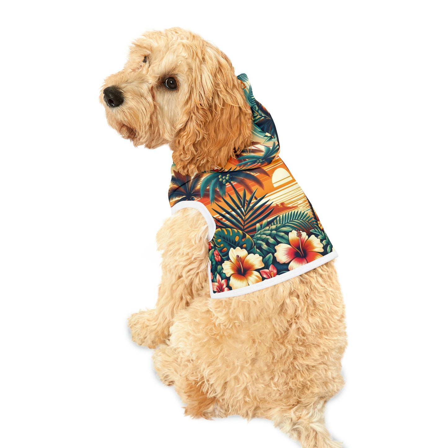 Island Breeze Sleeveless Dog Hoodie