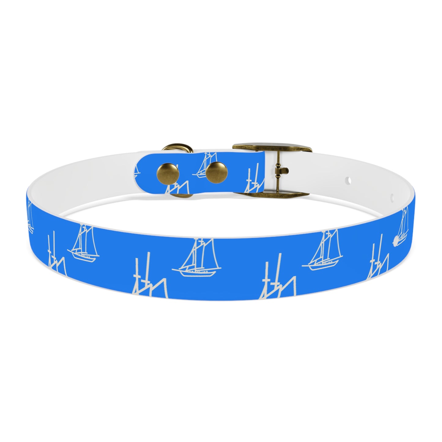 Preppy Paws Nautical Adventure Dog Collar