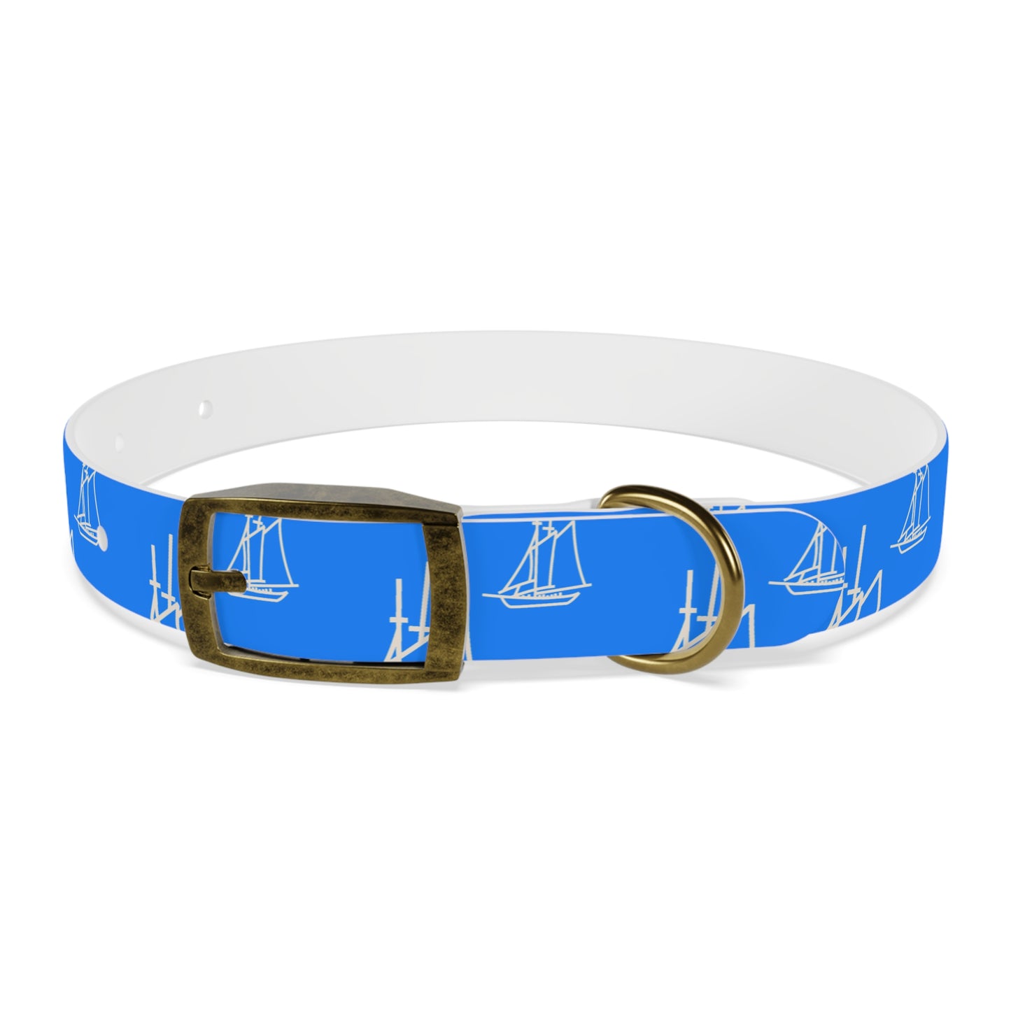 Preppy Paws Nautical Adventure Dog Collar