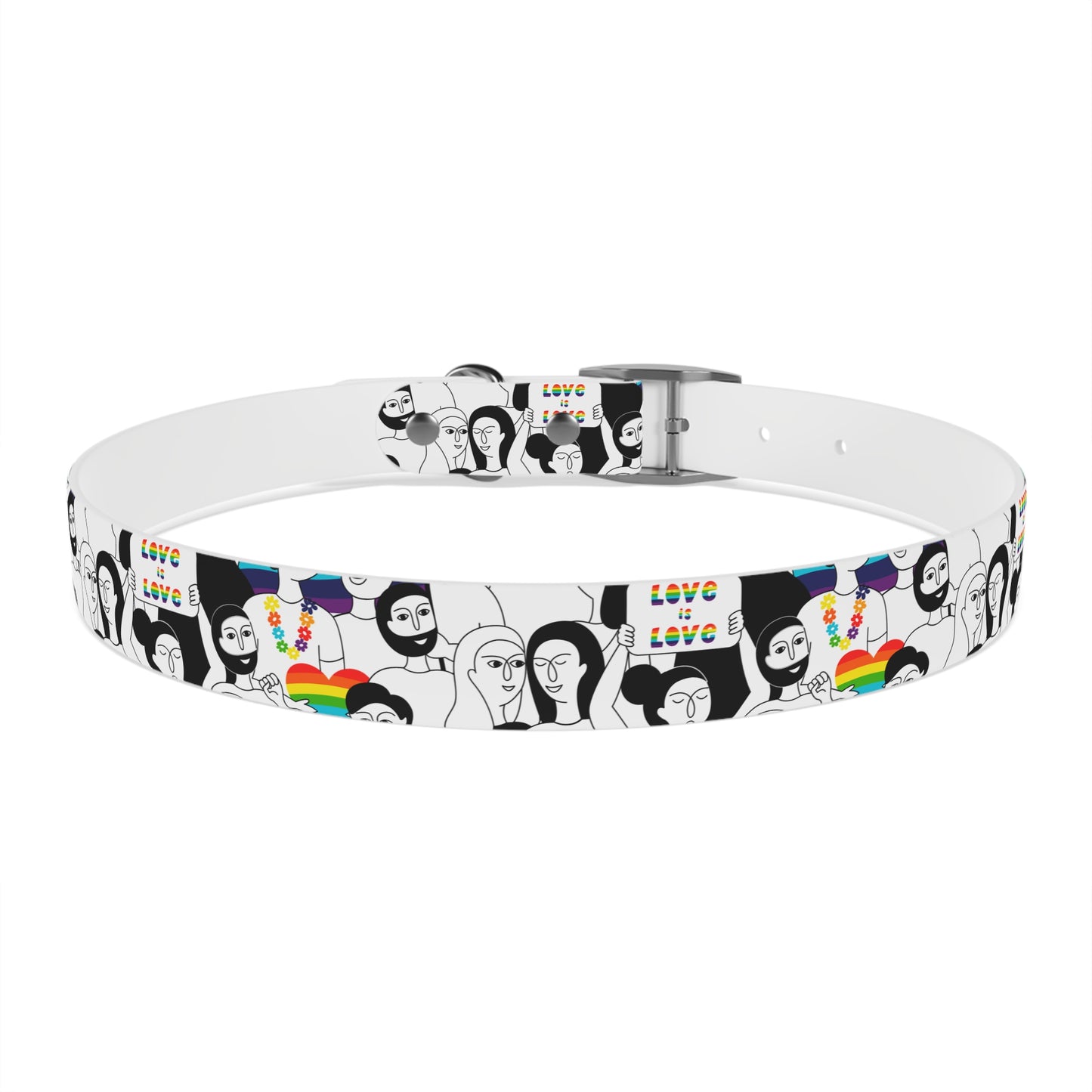 Love is Love Celebration Dog Collar