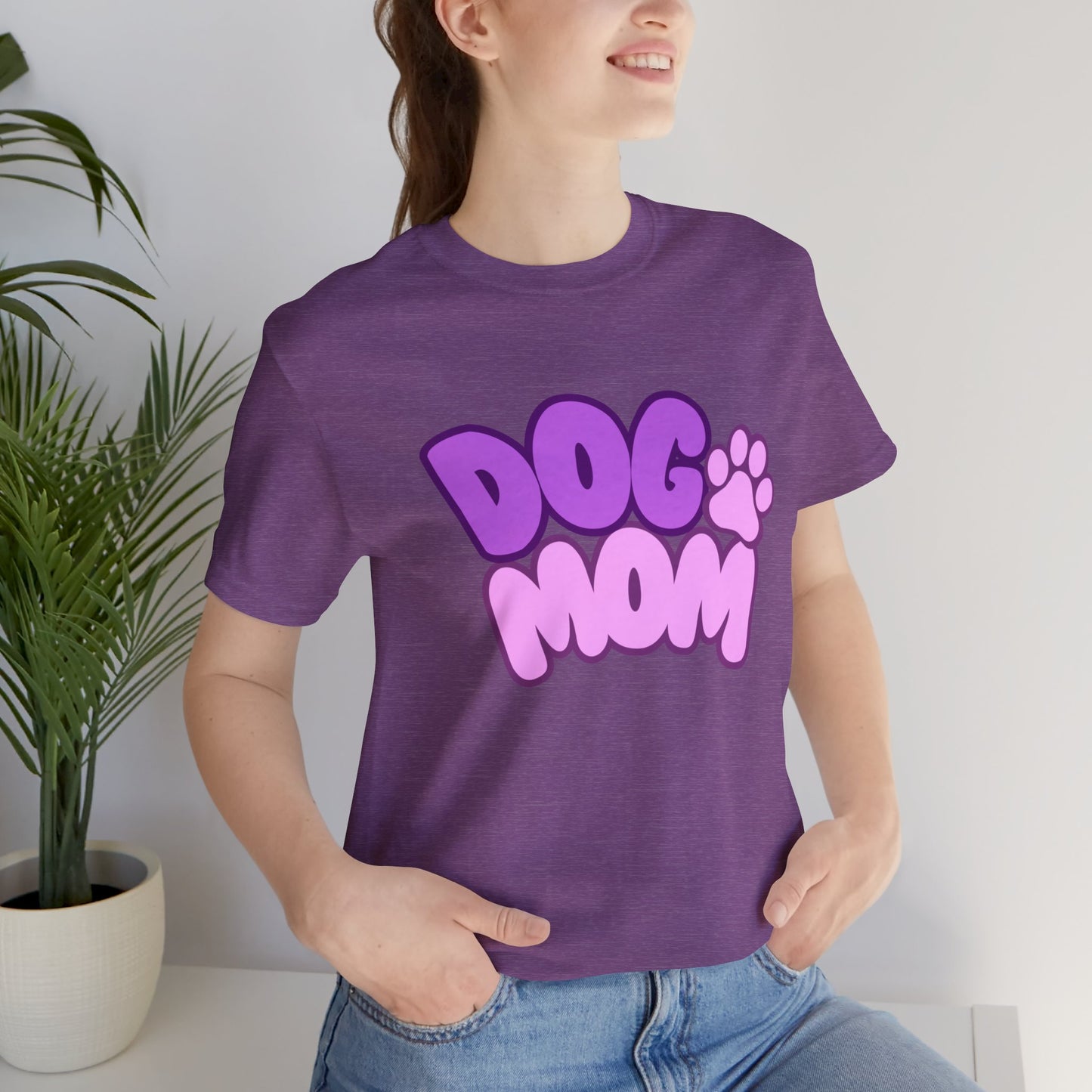 Dog Mom  Unisex Jersey Short Sleeve Tee