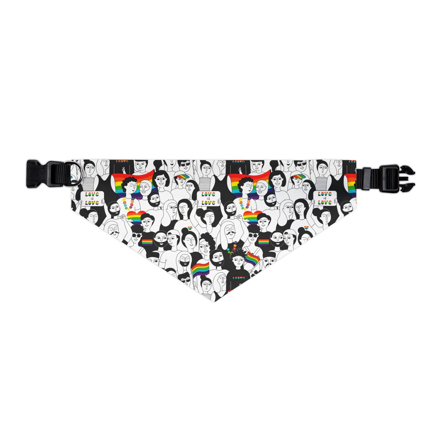 Love is Love Dog Bandana Collar