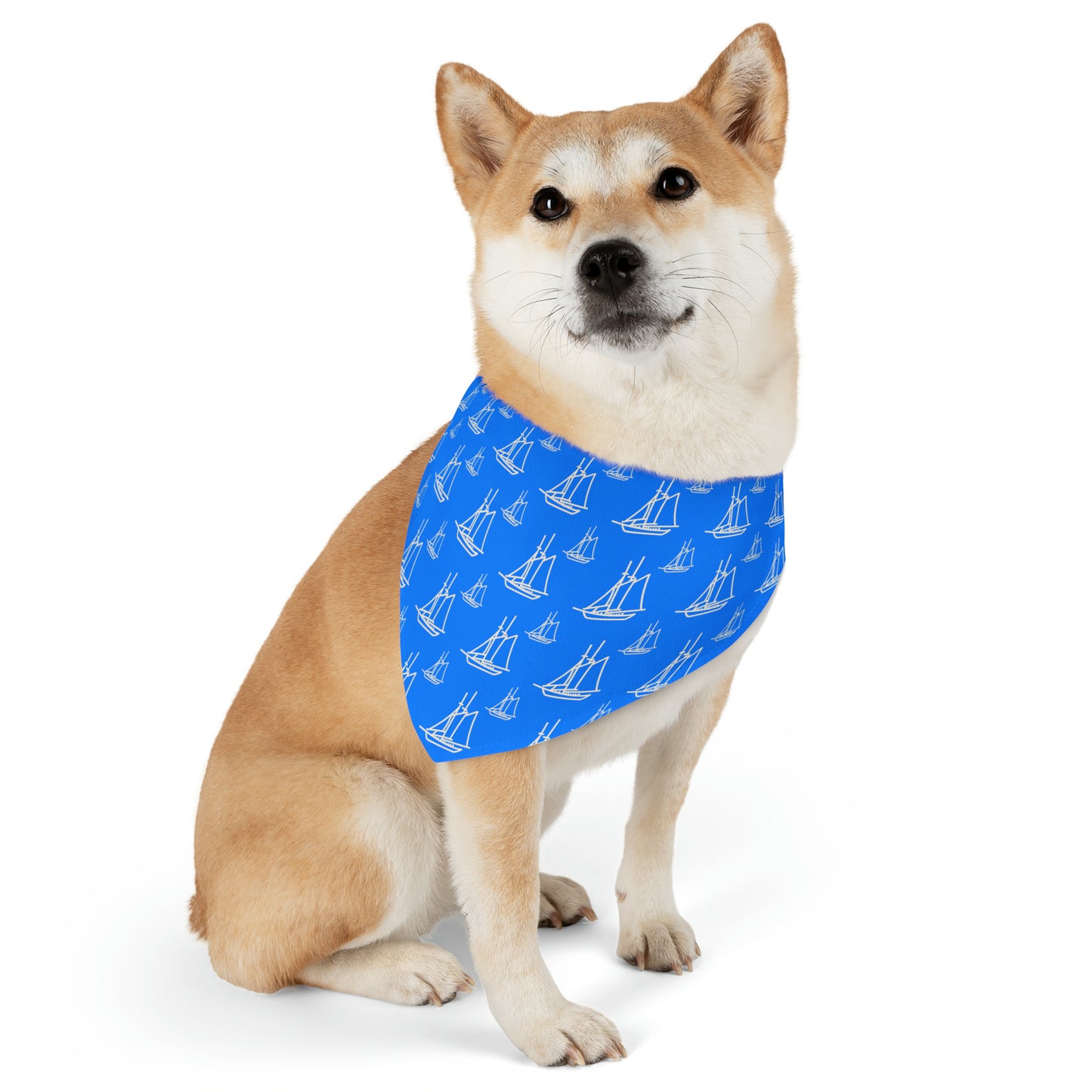 Preppy Paws Nautical Adventure Bandana