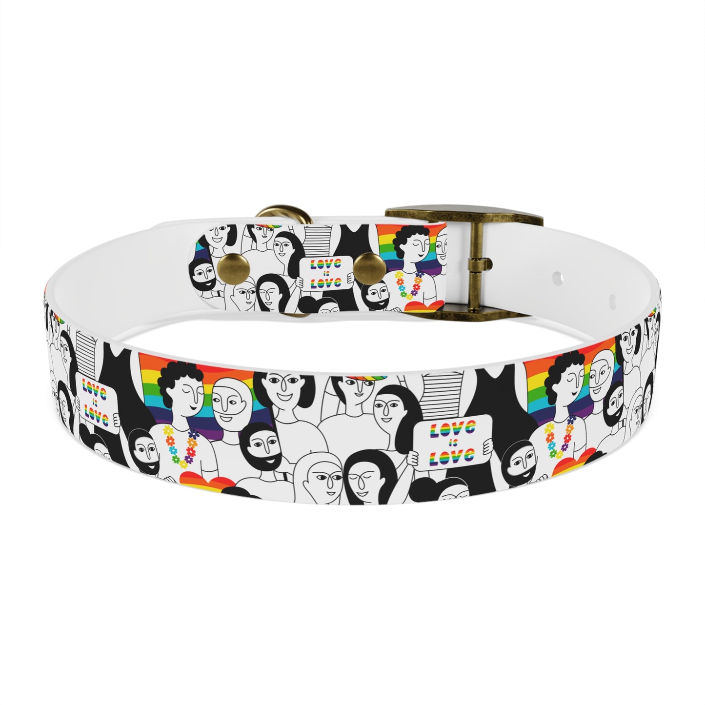 Love is Love Celebration Dog Collar