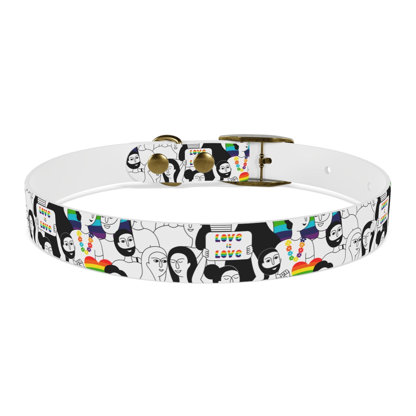 Love is Love Celebration Dog Collar