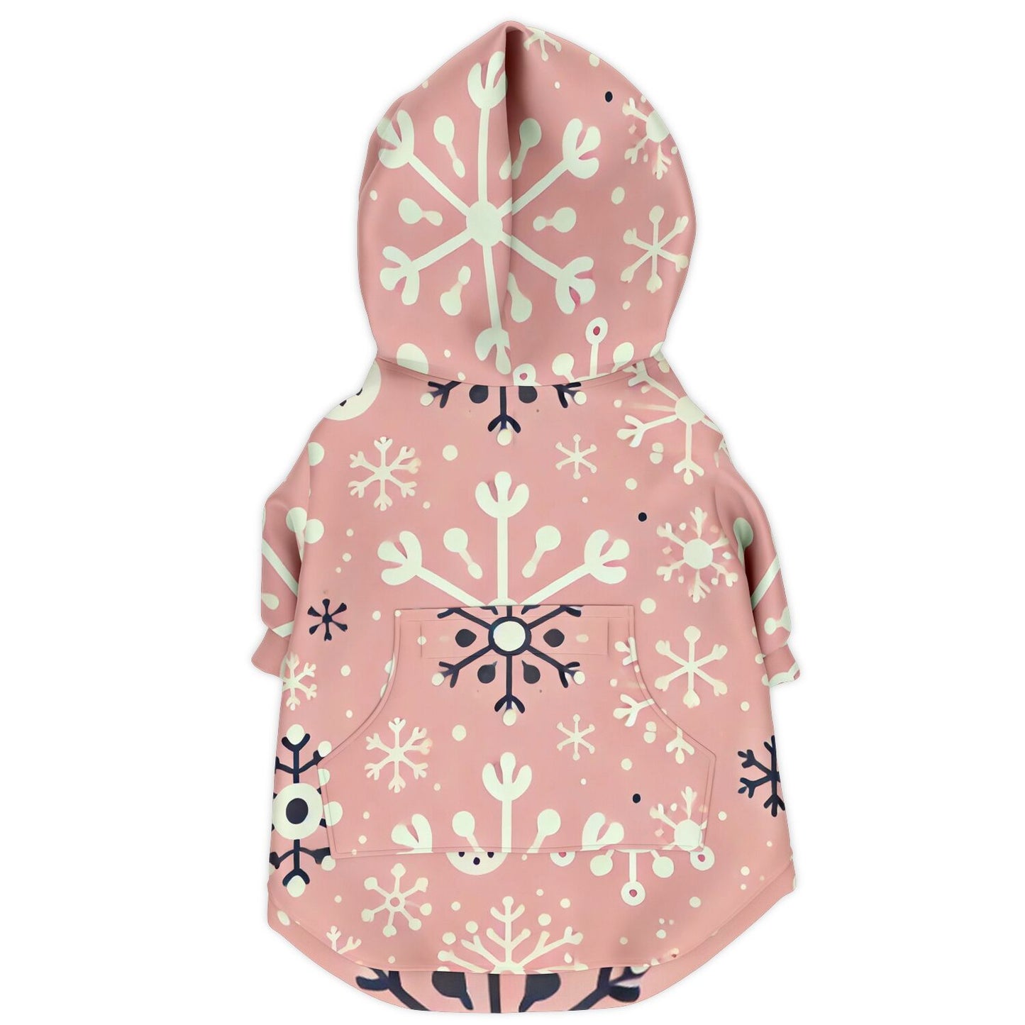 Let it Snow Dog Hoodie (Pink)