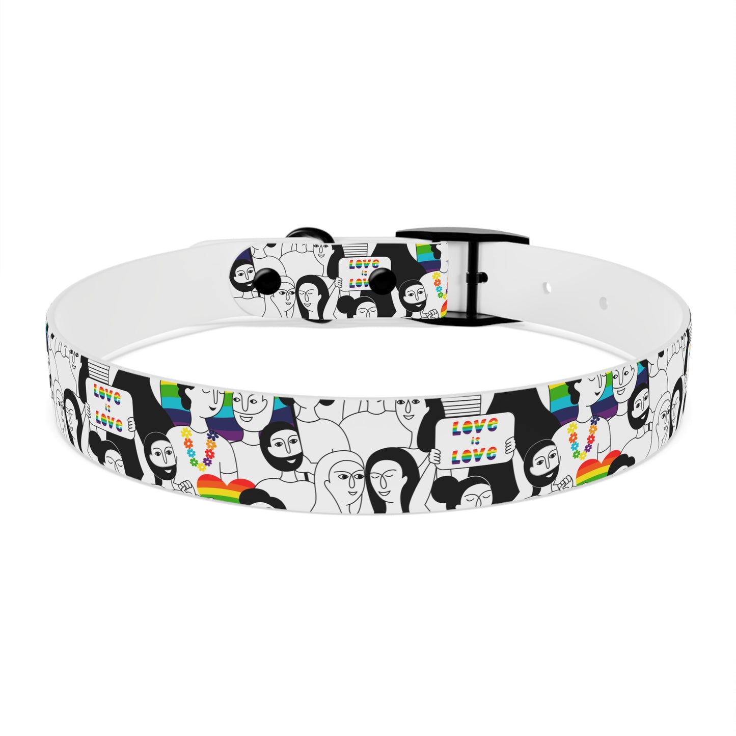 Love is Love Celebration Dog Collar