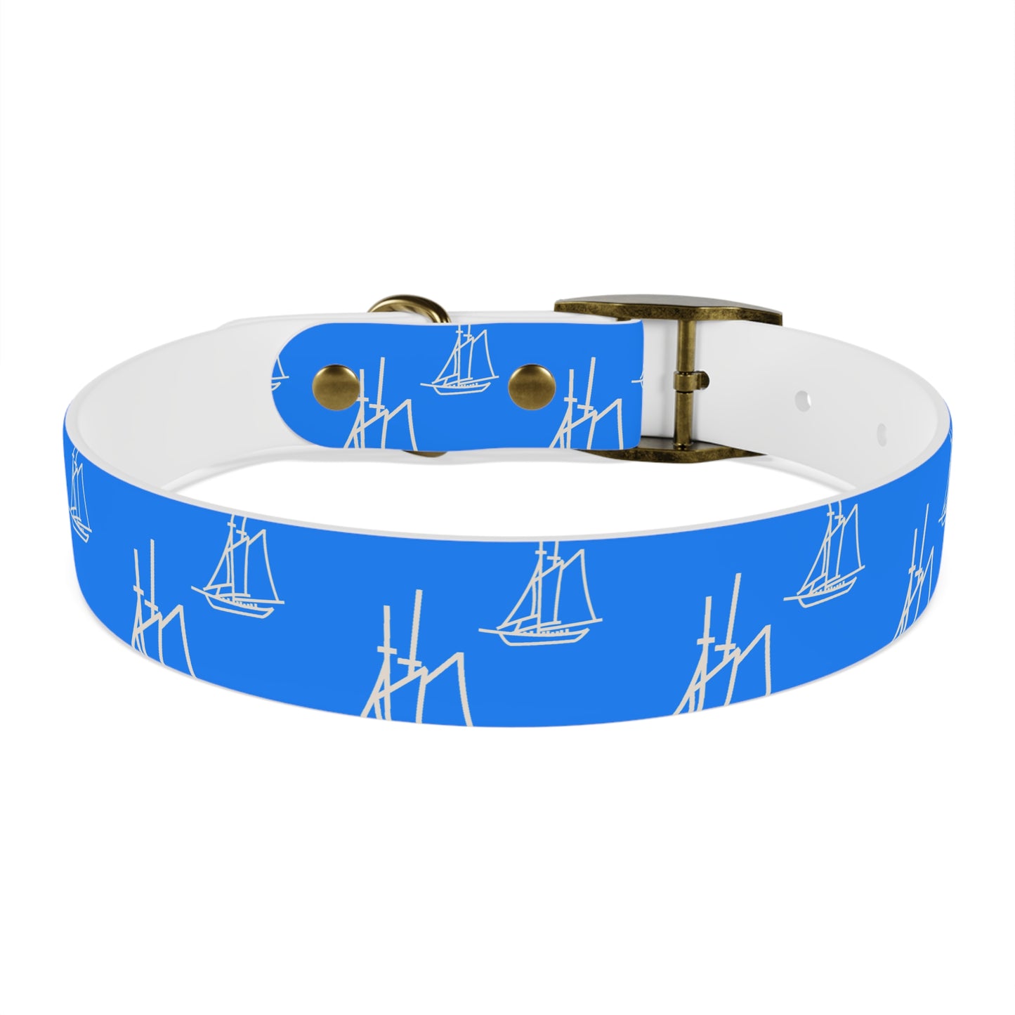 Preppy Paws Nautical Adventure Dog Collar