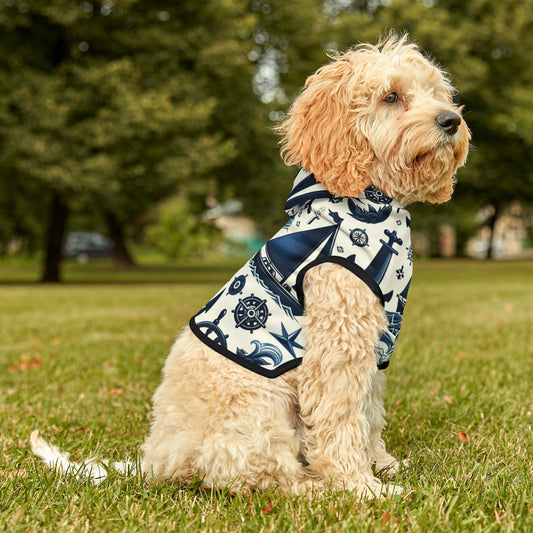 Seafarer's Tail Nautical Style Custom Pet Hoodie