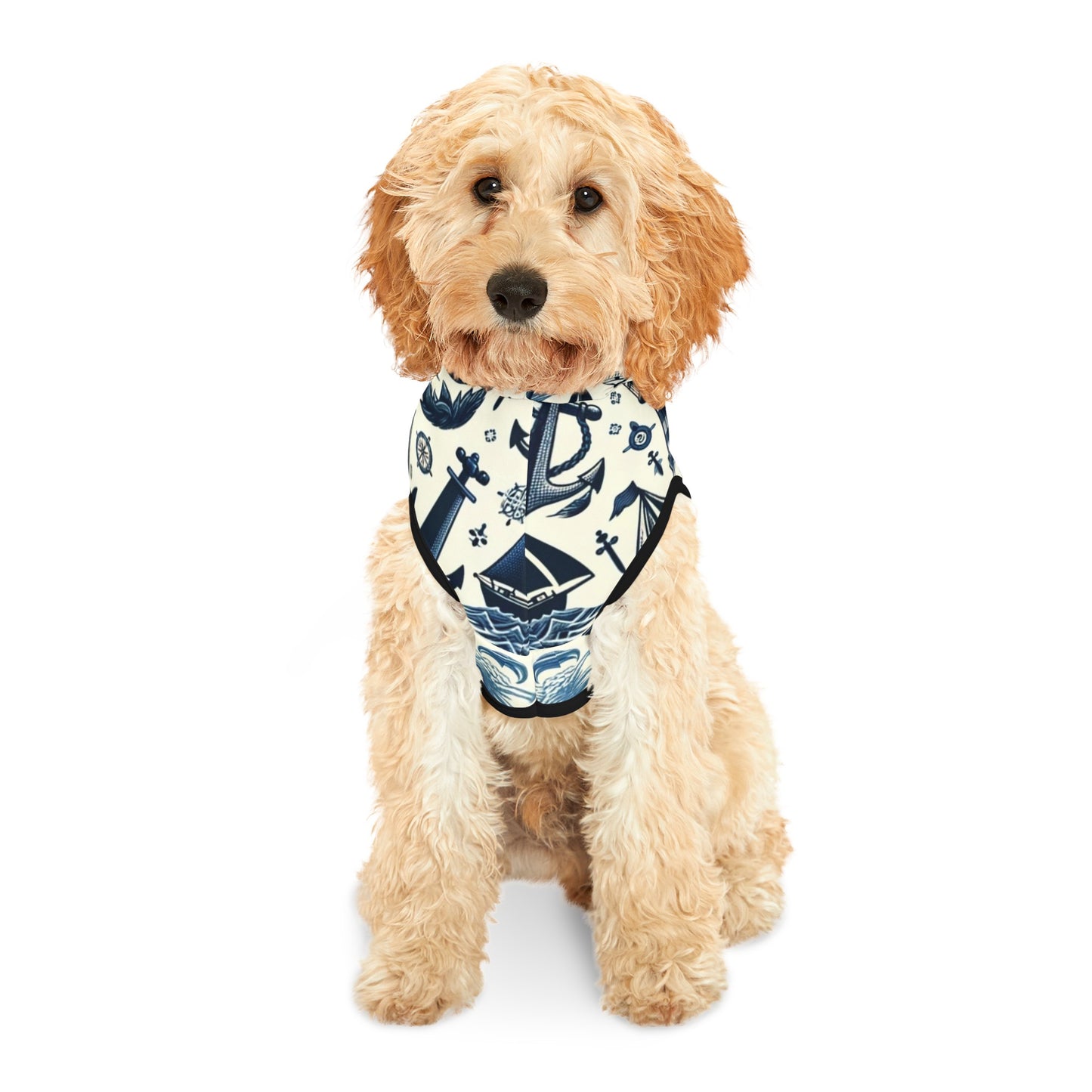 Seafarer's Tail Nautical Style Custom Pet Hoodie