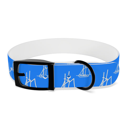 Preppy Paws Nautical Adventure Dog Collar