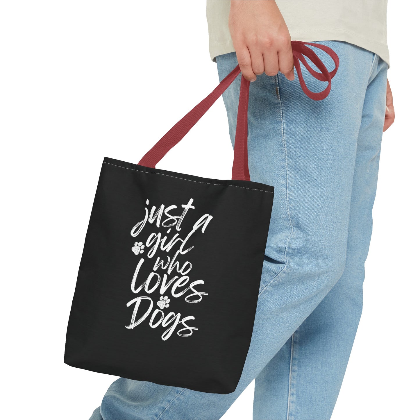 Just a Girl Who Loves Dogs Tote Bag