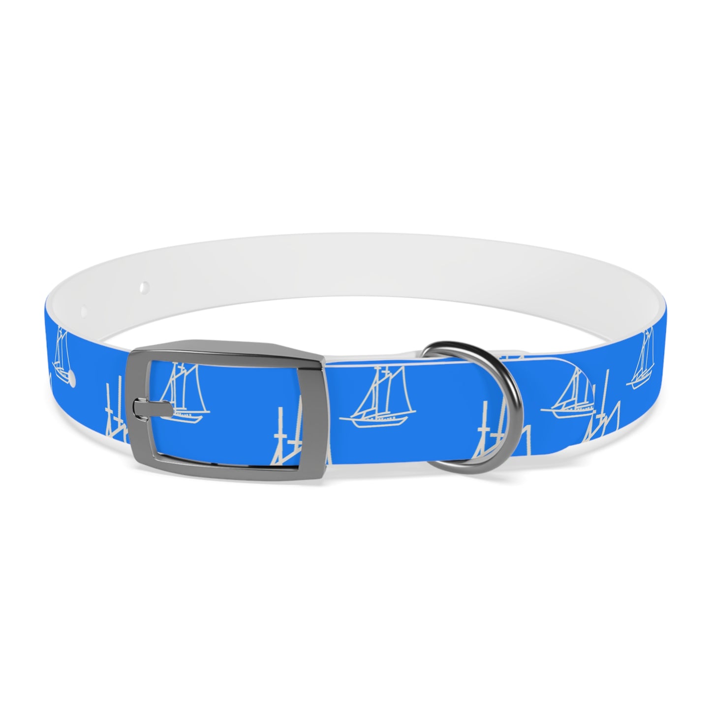 Preppy Paws Nautical Adventure Dog Collar