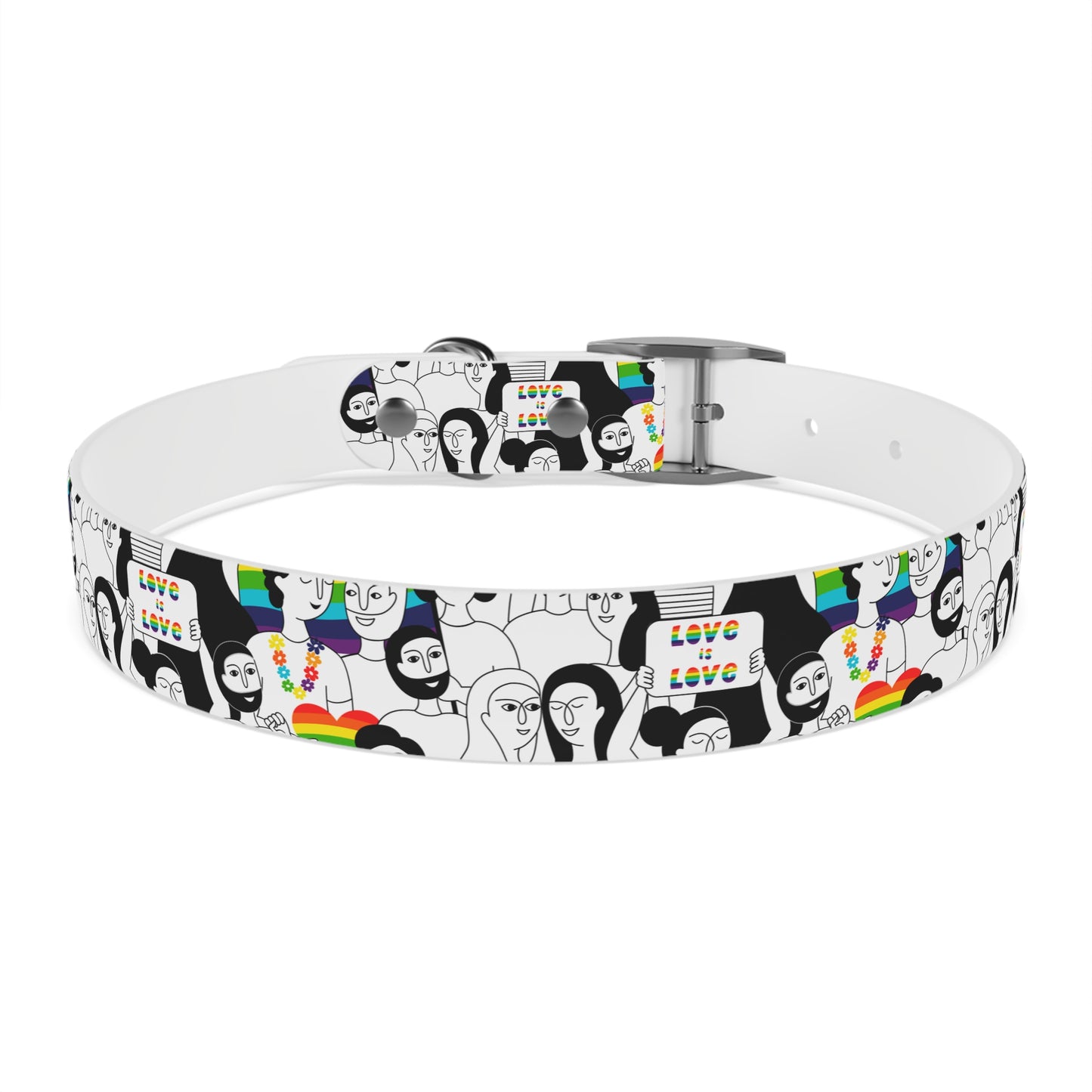 Love is Love Celebration Dog Collar