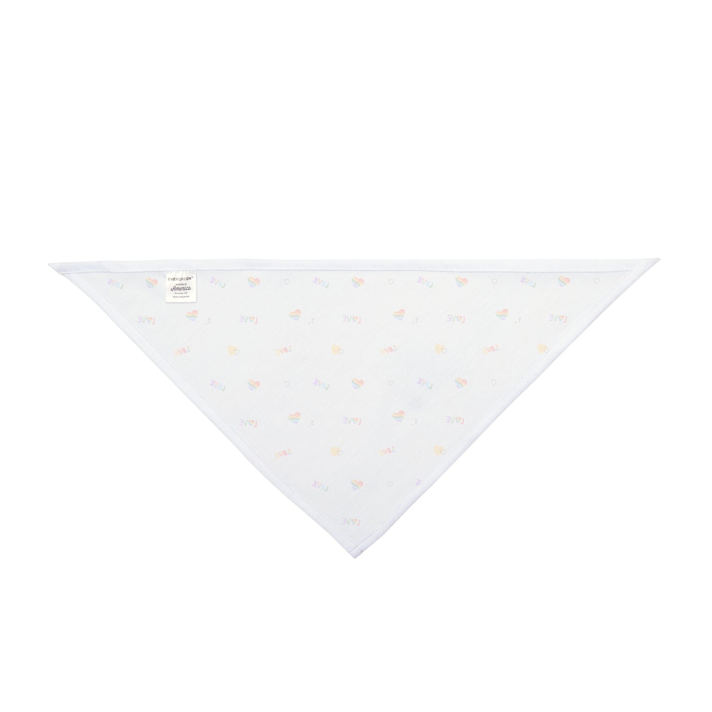 Rainbow Love Pet Bandana