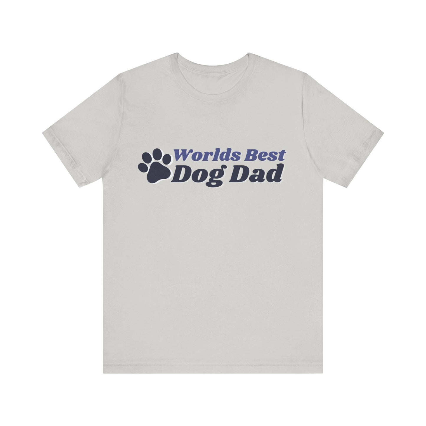 Worlds Best Dog Dad Unisex Jersey Short Sleeve Tee