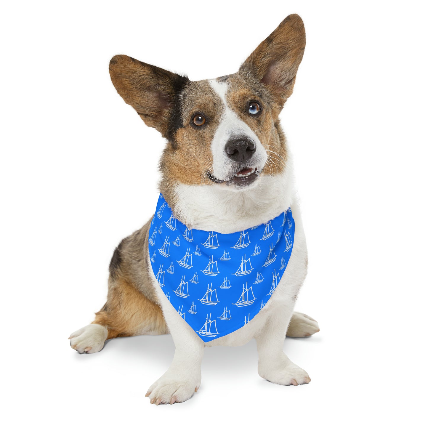 Preppy Paws Nautical Adventure Bandana