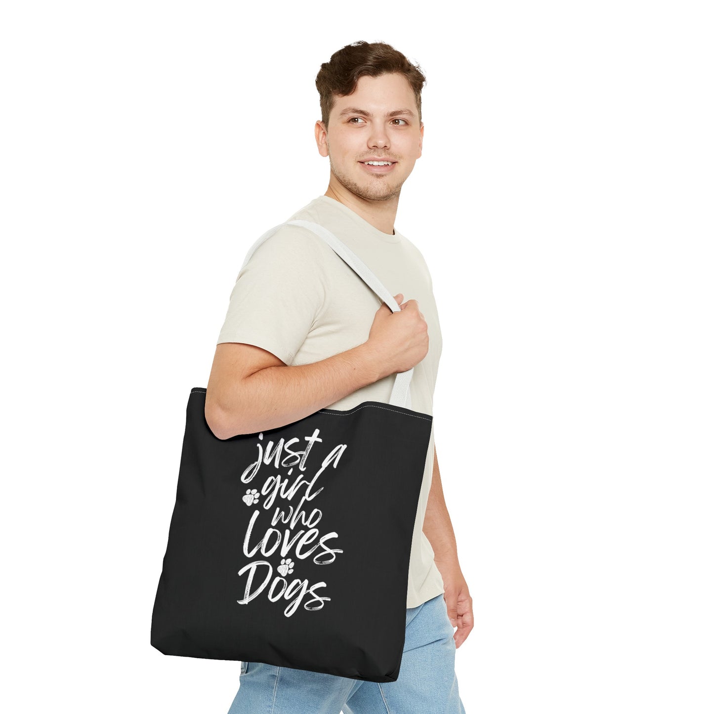 Just a Girl Who Loves Dogs Tote Bag