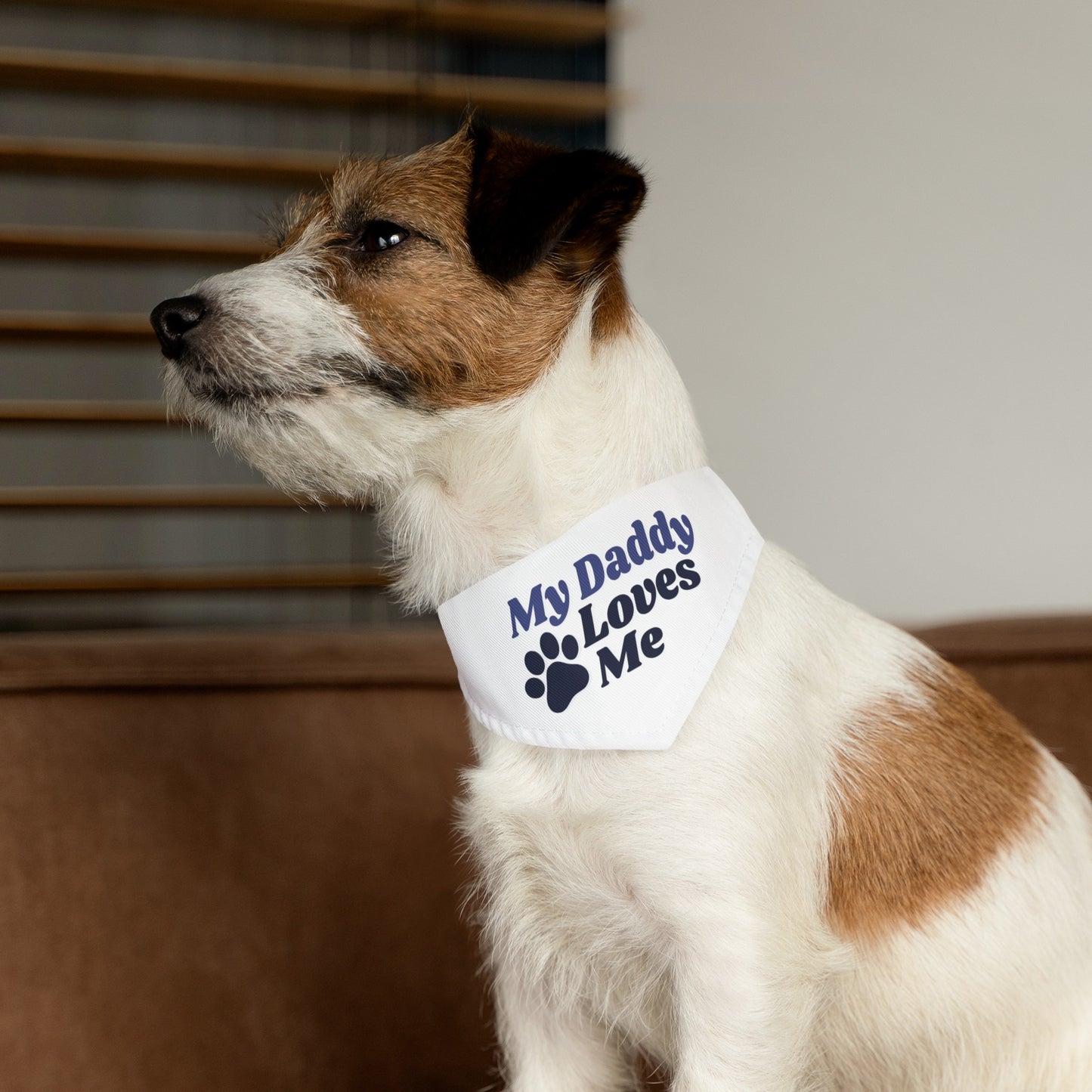 My Daddy Loves Me Bandana Collar