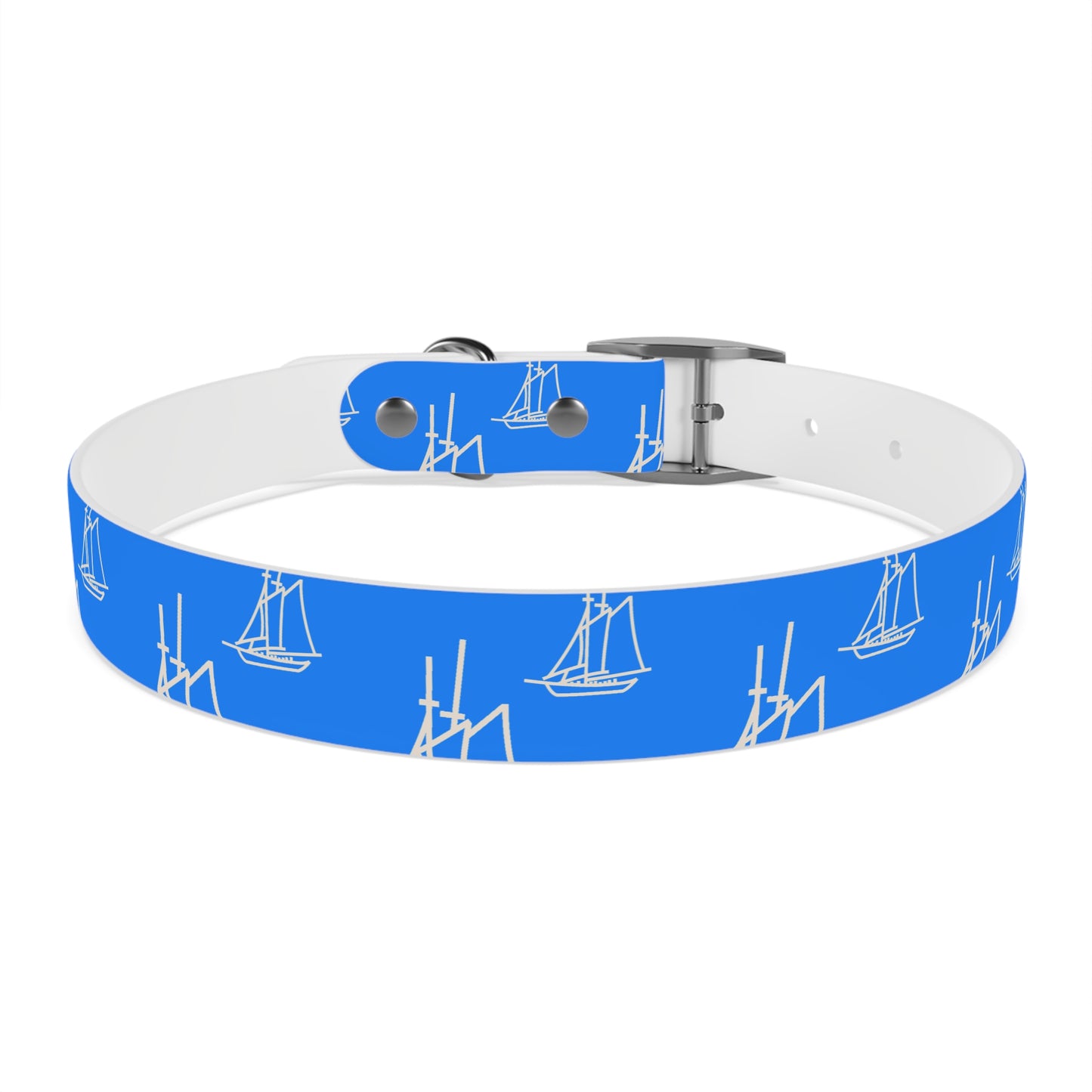 Preppy Paws Nautical Adventure Dog Collar