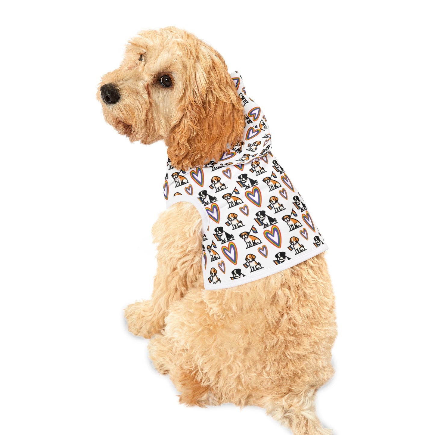 Prideful Pups Pet Hoodie