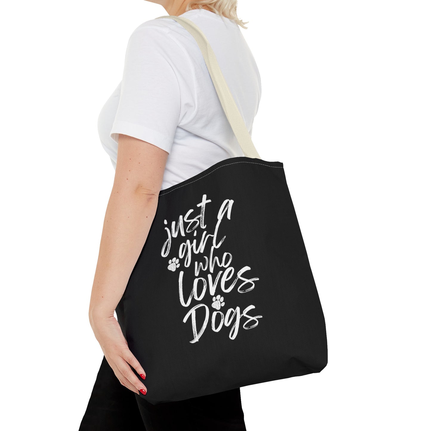 Just a Girl Who Loves Dogs Tote Bag